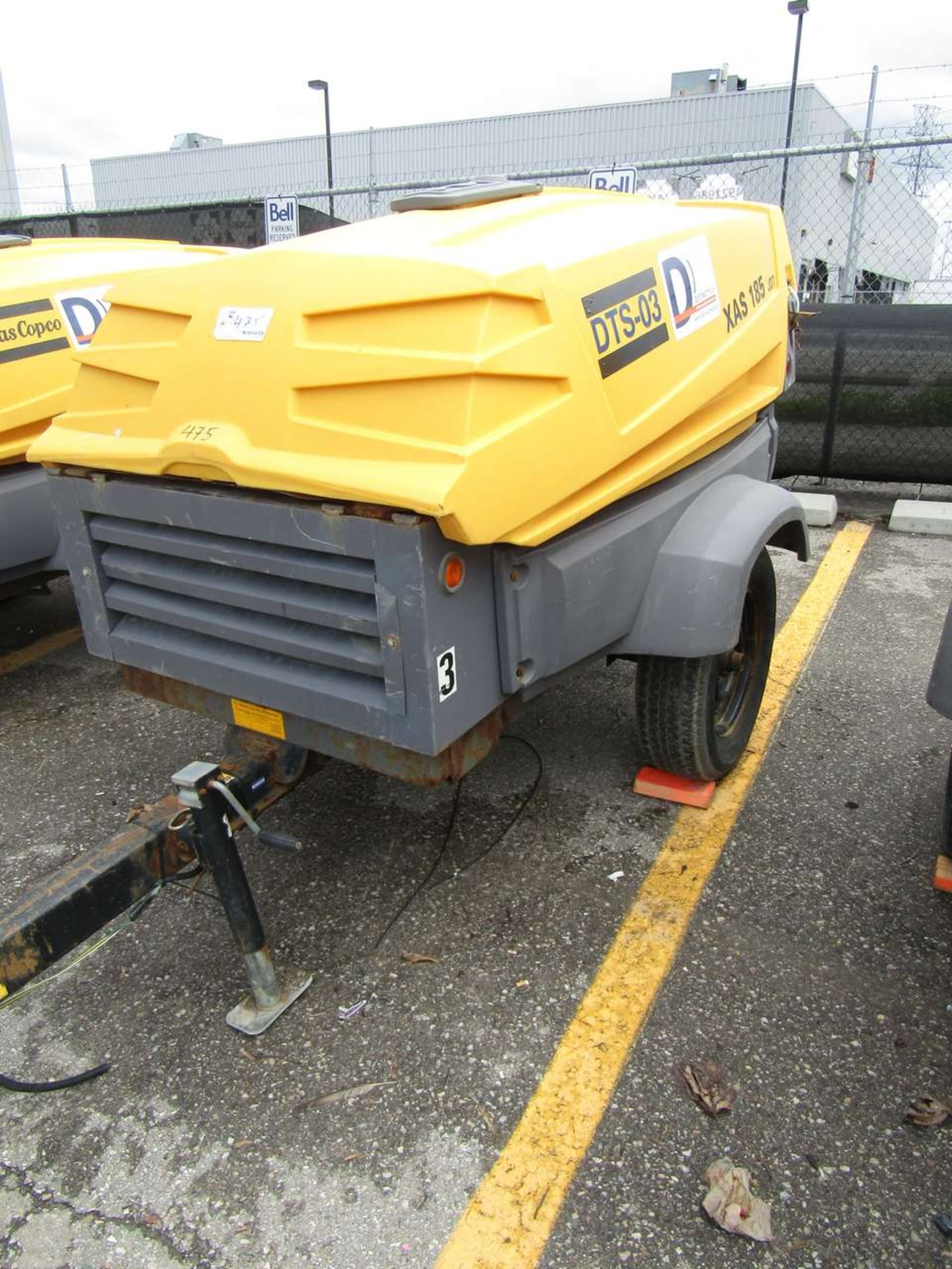 Atlas Copco JD7 Compressor, 185 CFM