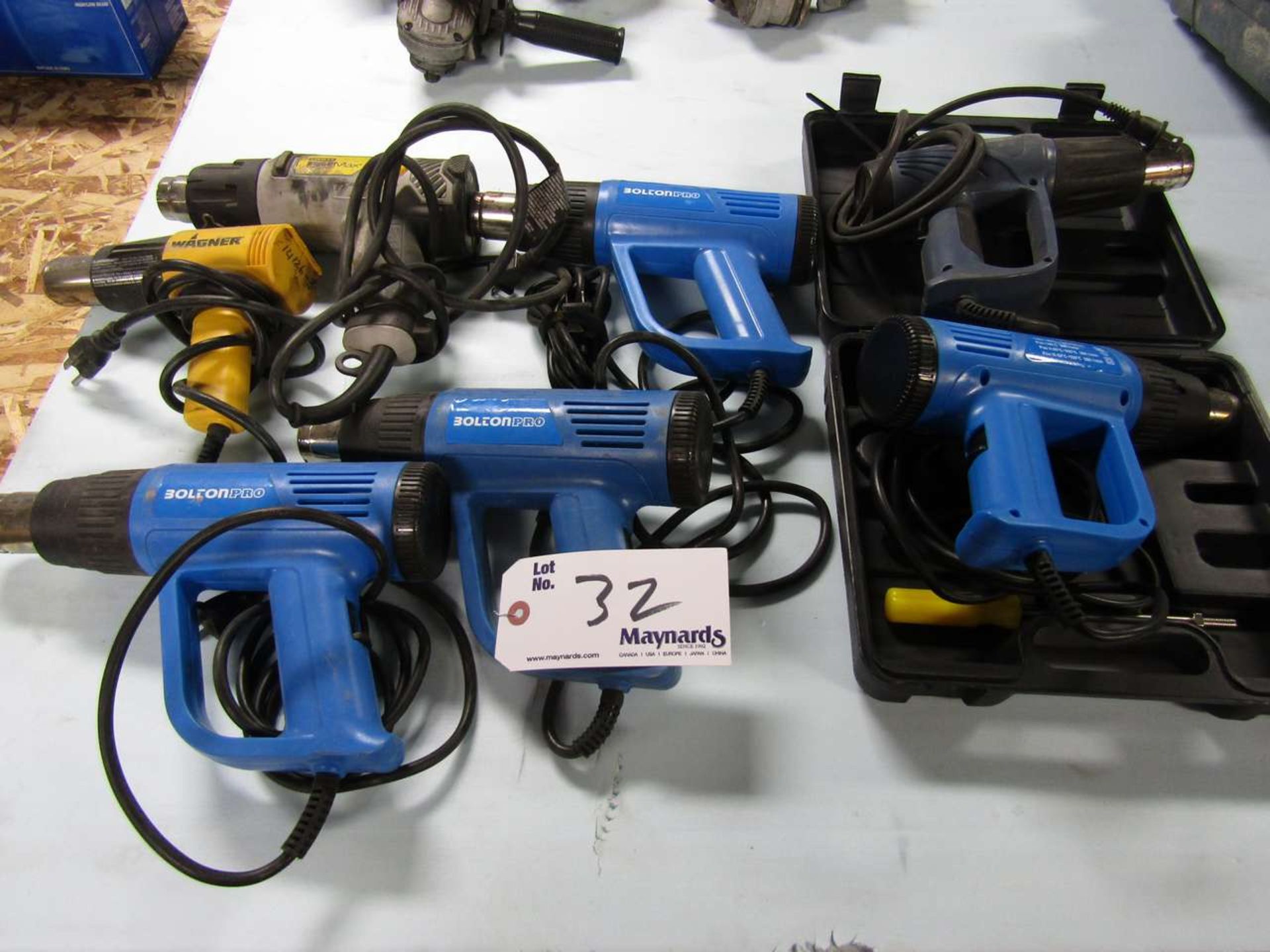 Bolton Pro, Wagner & Stanley Heat Guns, Approx. 6