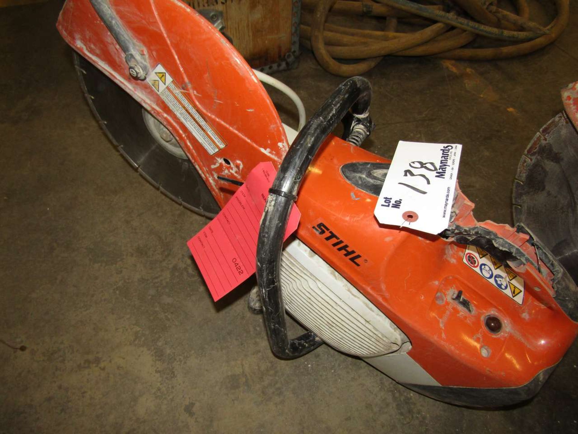 Stihl TS 420 14 Inch Concrete Saw