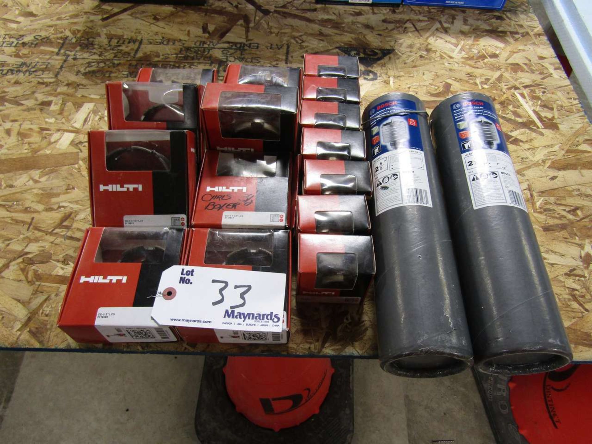 Bosch & Hilti Approx.: 2 Bosch Rotary Hammer Core Bits