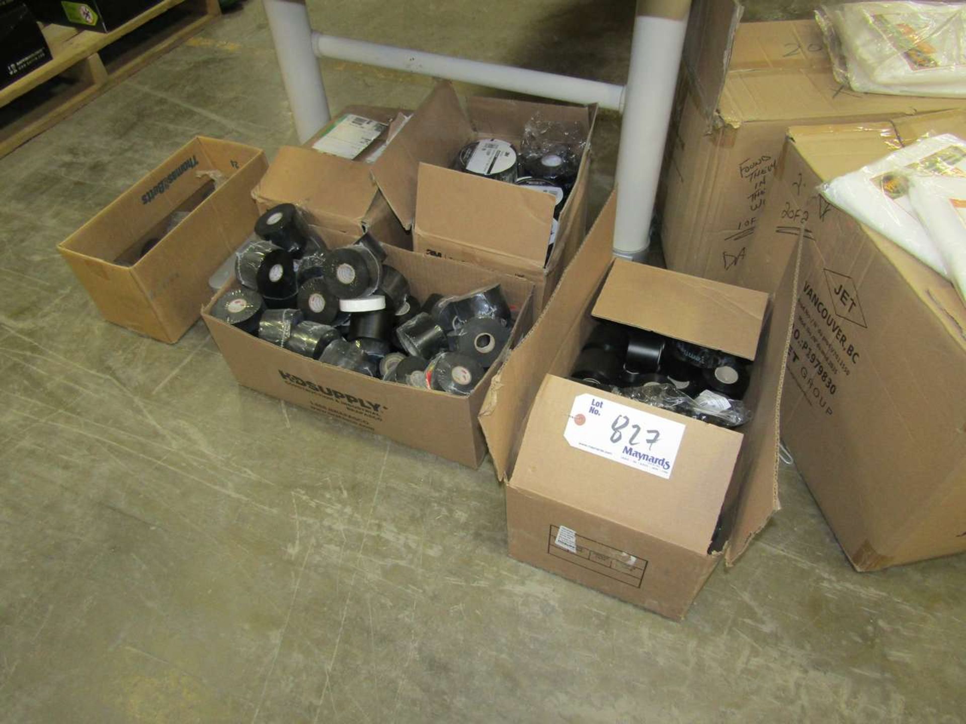 Electrical Tapes and 2 Boxes of PolypropoleneCoveralls