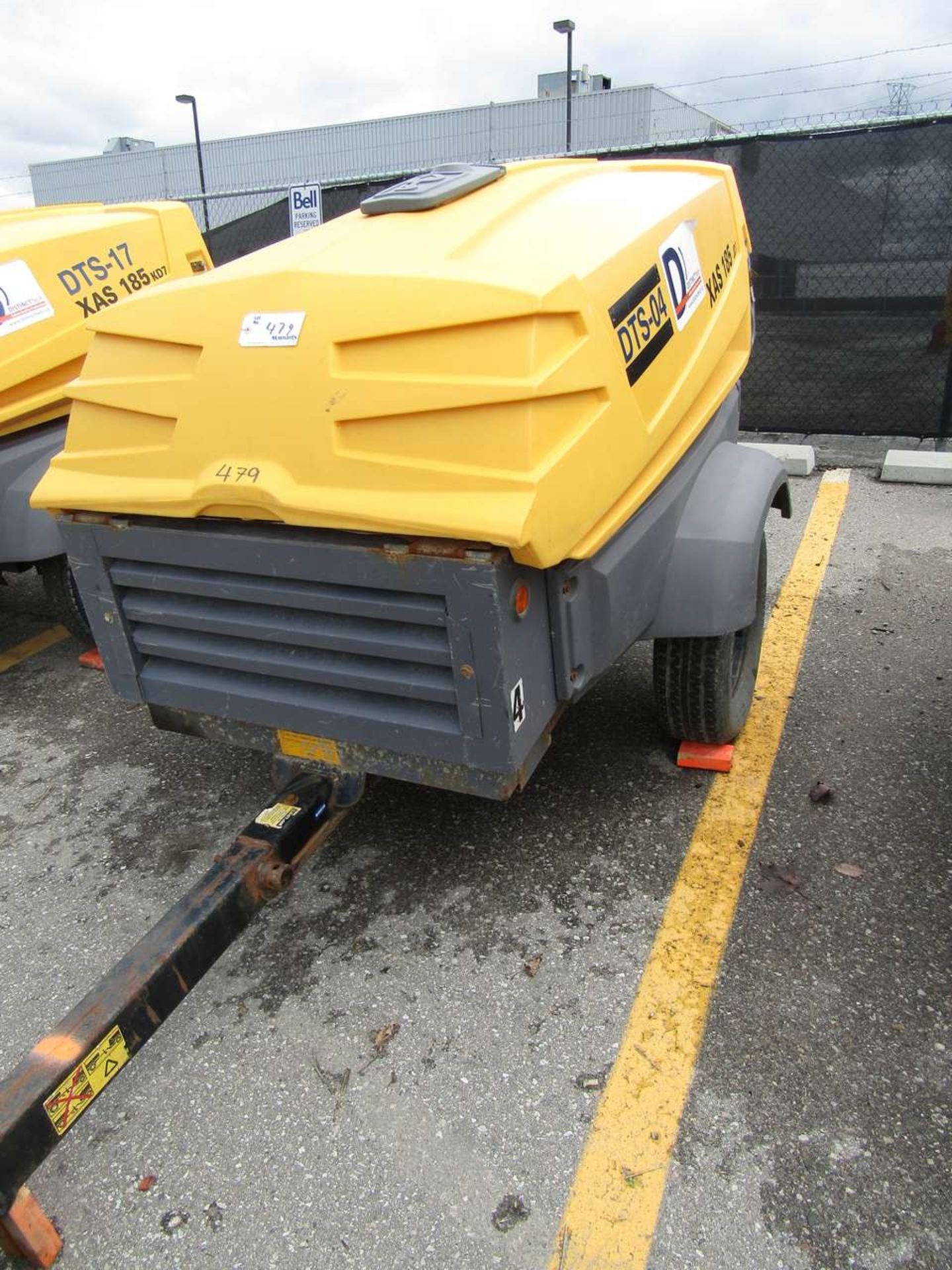 Atlas Copco JD7 Compressor, 185 CFM