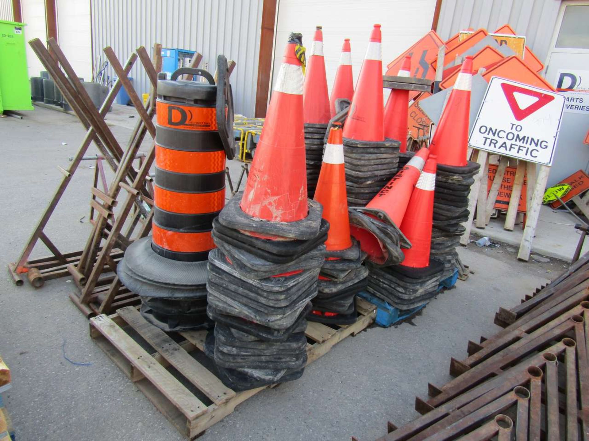 2 pallets of safety cones