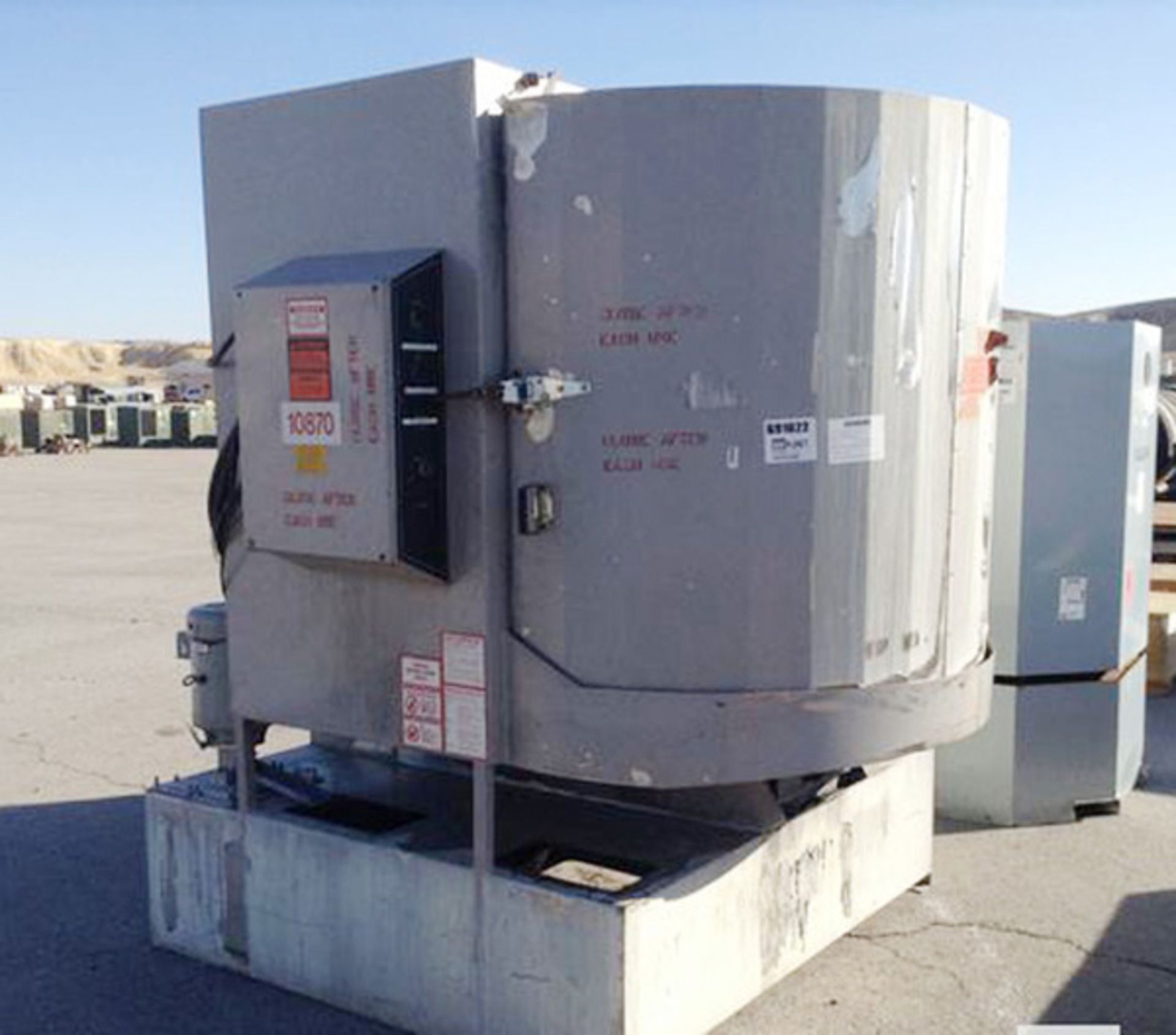 Hotsy Front Loading Heated Parts Washer 58" x 48", Mdl: APW 7953-SS, S/N: C0605-61112, Located In: