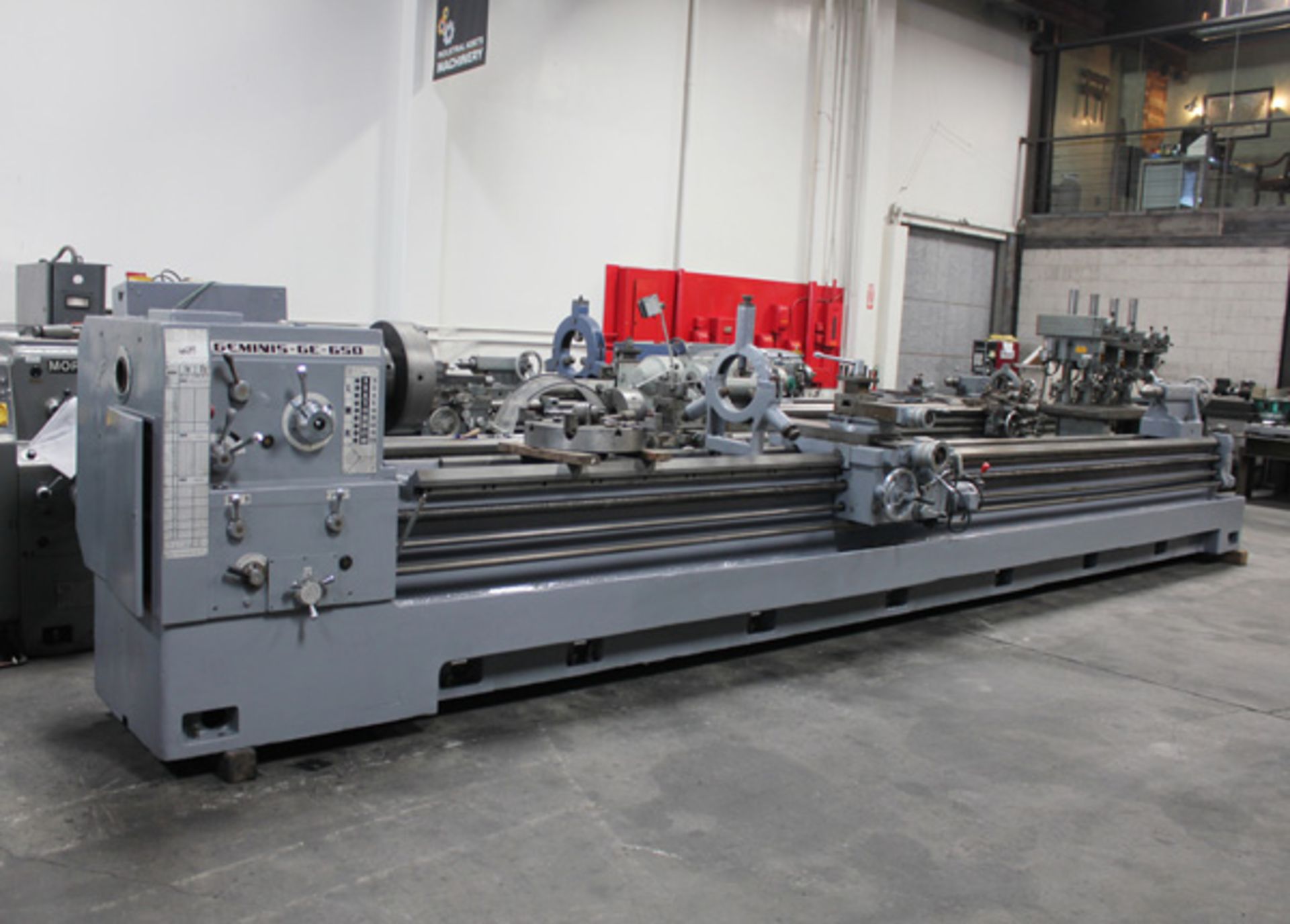 Geminis Engine Lathe, 27"/36" x 240" (20'), Mdl: GE-650, S/N: 4977, Located In: Huntington Park, CA - Image 2 of 15