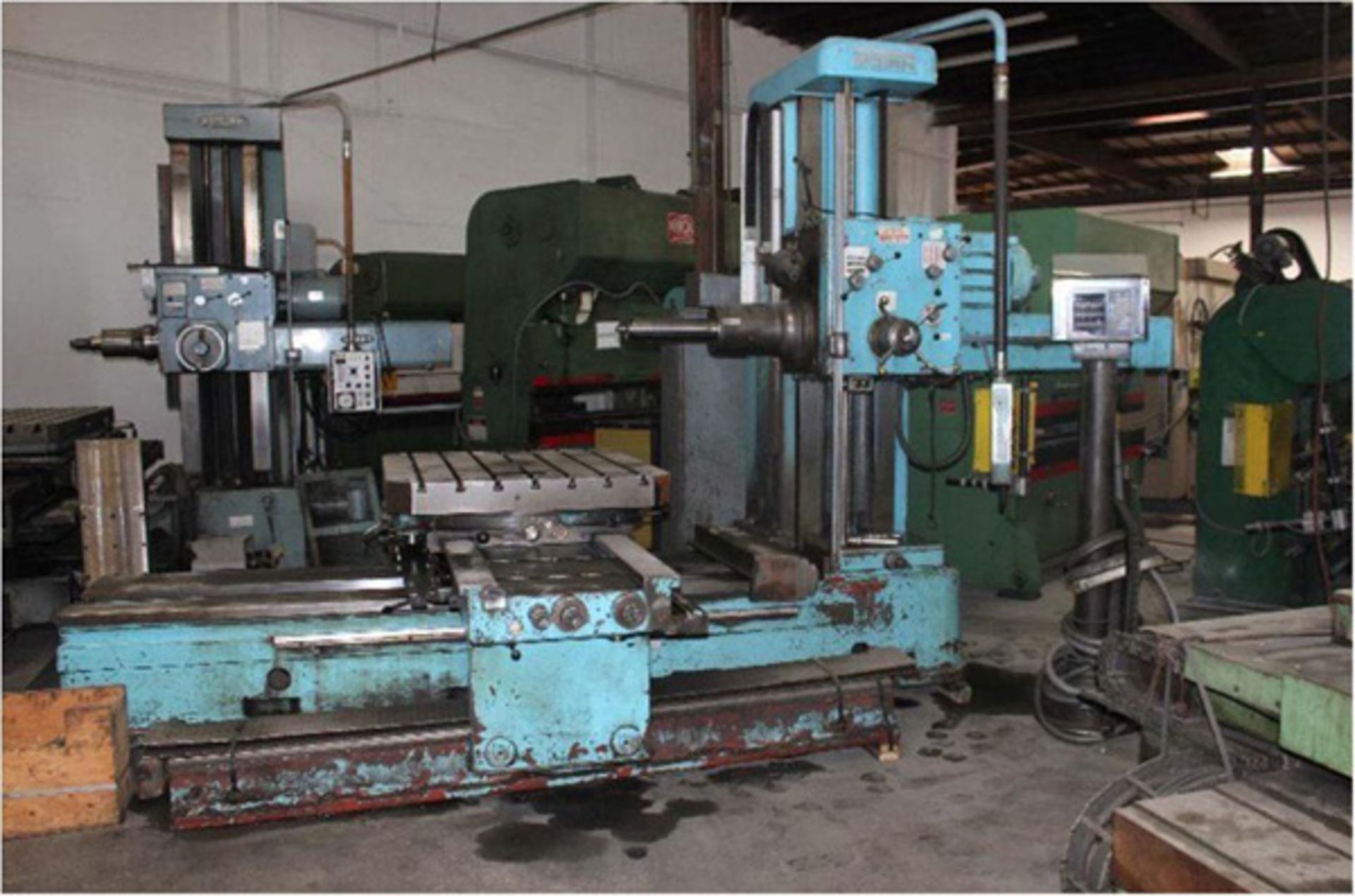 1966 Wotan Table Type Horizontal Boring Mill (Rotary Table), 4", Mdl: B-100S, S/N: 52386, Located