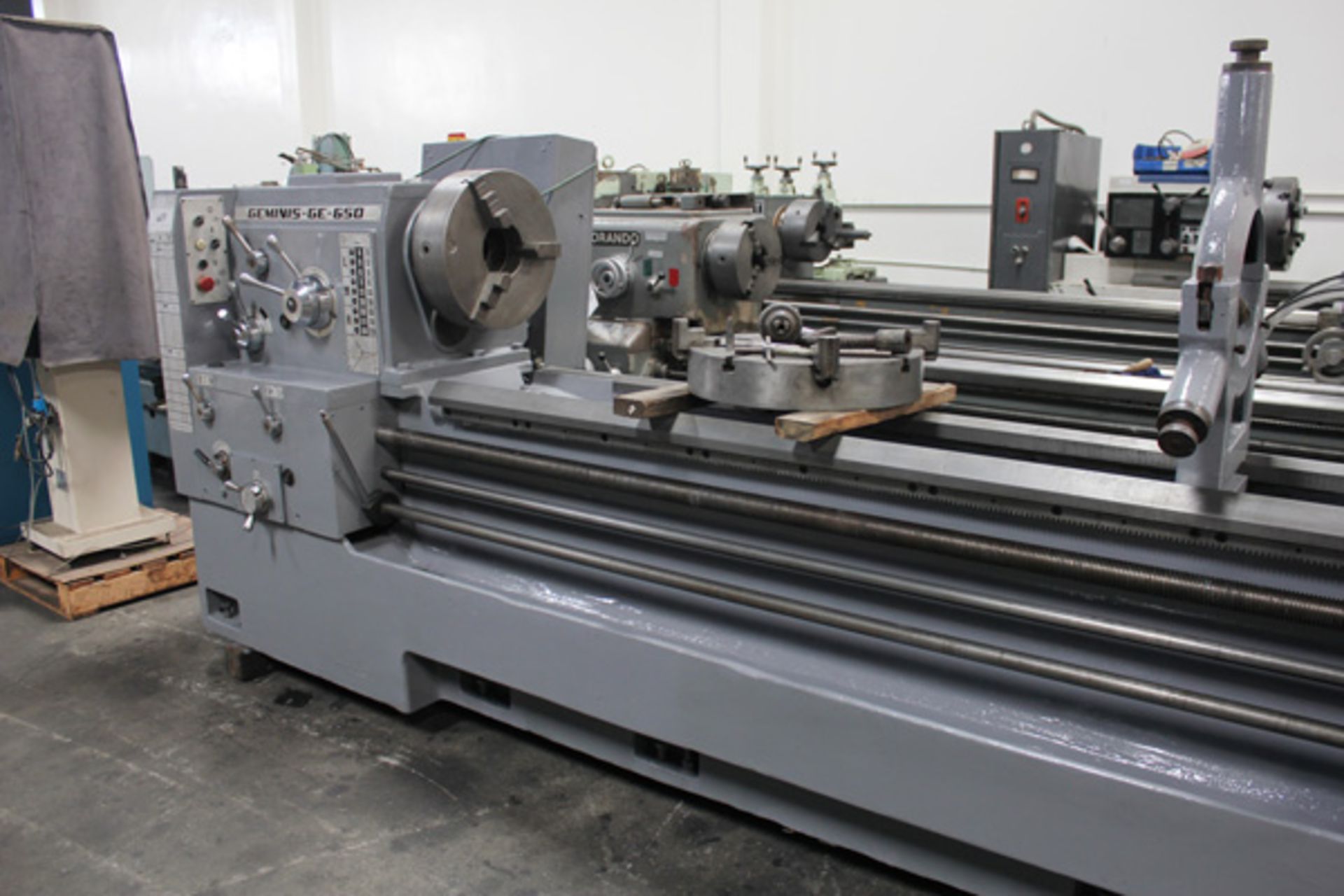 Geminis Engine Lathe, 27"/36" x 240" (20'), Mdl: GE-650, S/N: 4977, Located In: Huntington Park, CA - Image 5 of 15