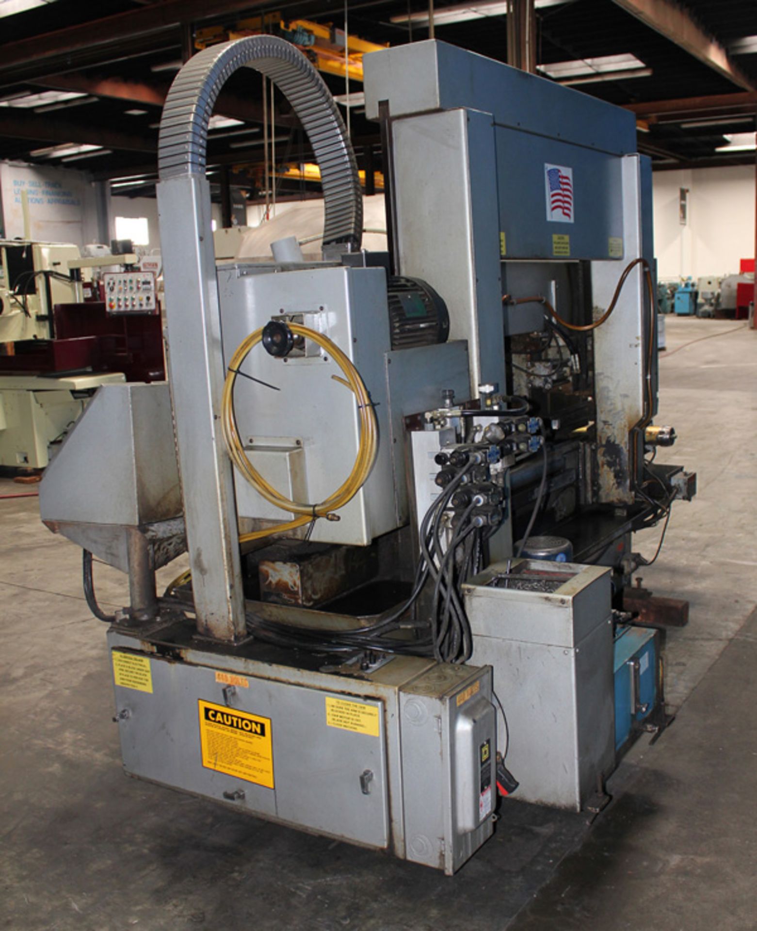 1996 HEM Semi-Automatic Horizontal Bandsaw, 18" x 20", Mdl: H130 HM- DC, S/N: 524196, Located In: - Image 3 of 8
