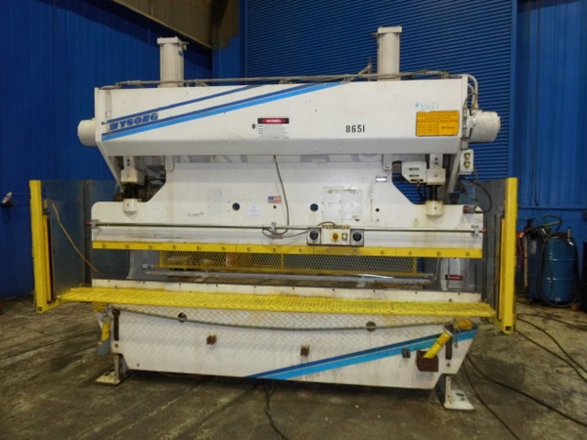 1992 Wysong HydraMechanical Press Brake, 60 Ton x 10' - Mdl: H60-120 - S/N: HPB14- 107 - Location - Image 7 of 8