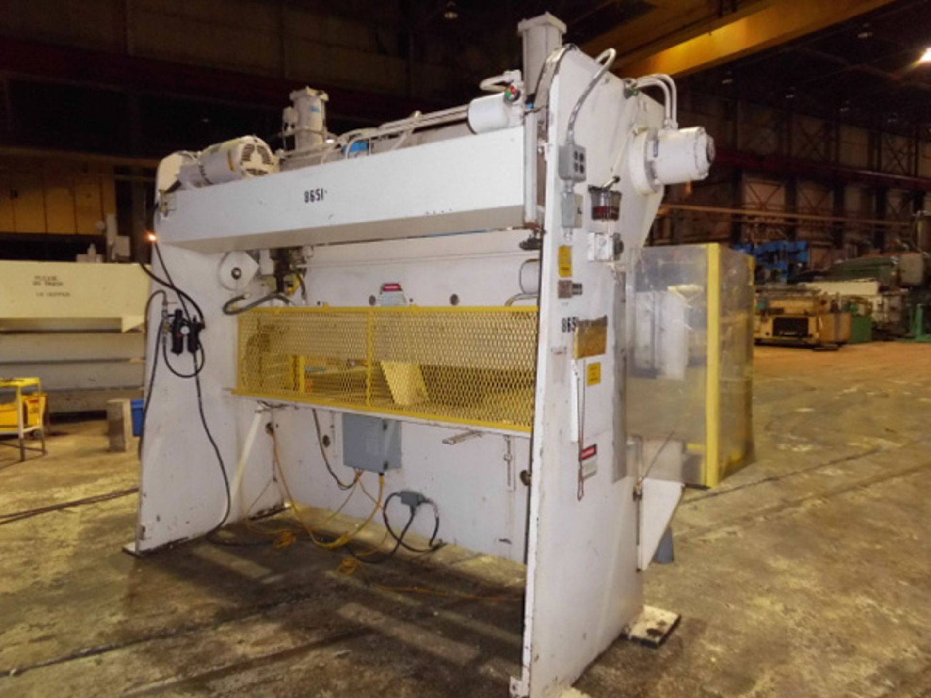 1992 Wysong HydraMechanical Press Brake, 60 Ton x 10' - Mdl: H60-120 - S/N: HPB14- 107 - Location - Image 3 of 8