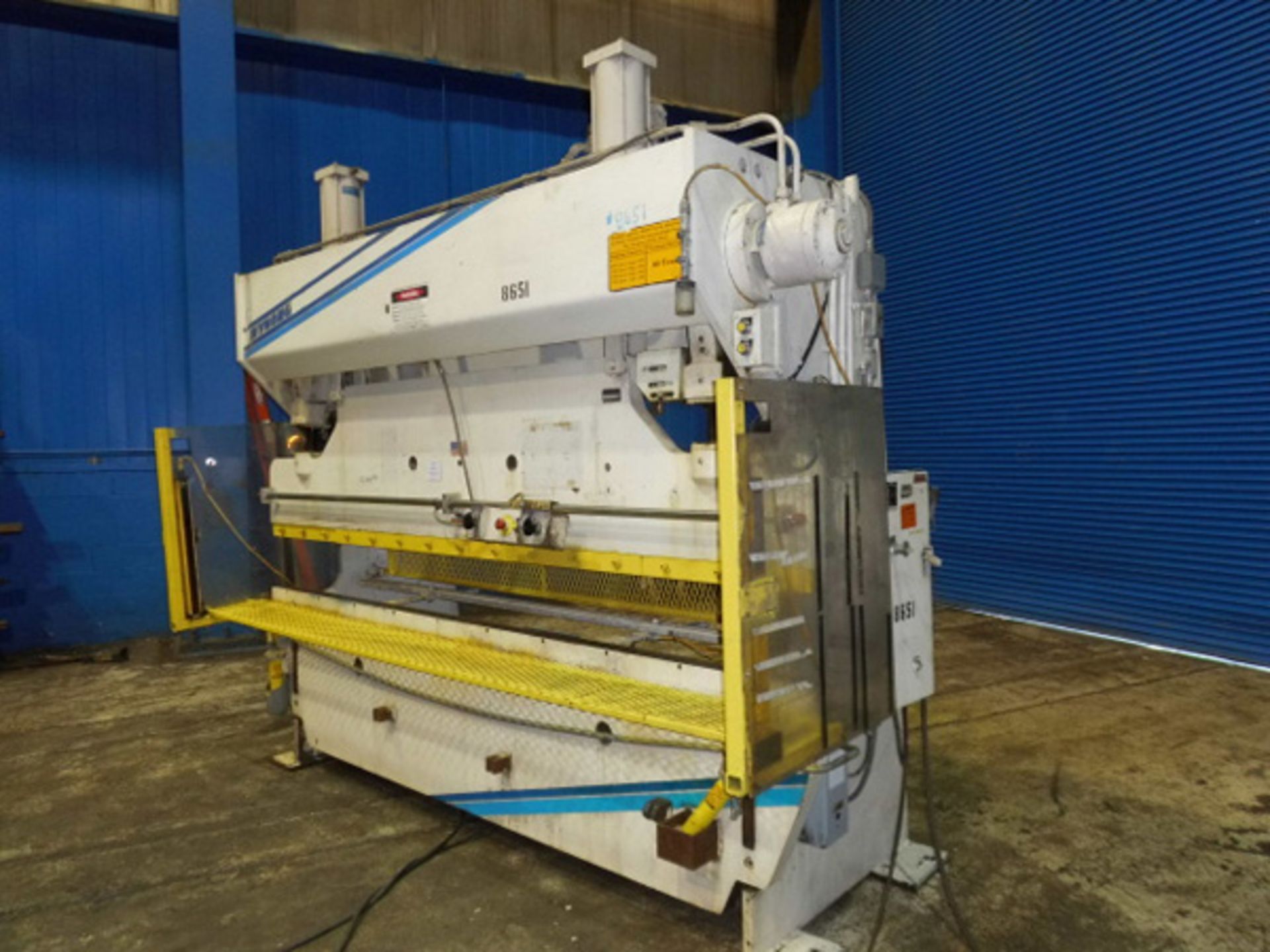 1992 Wysong HydraMechanical Press Brake, 60 Ton x 10' - Mdl: H60-120 - S/N: HPB14- 107 - Location - Image 8 of 8