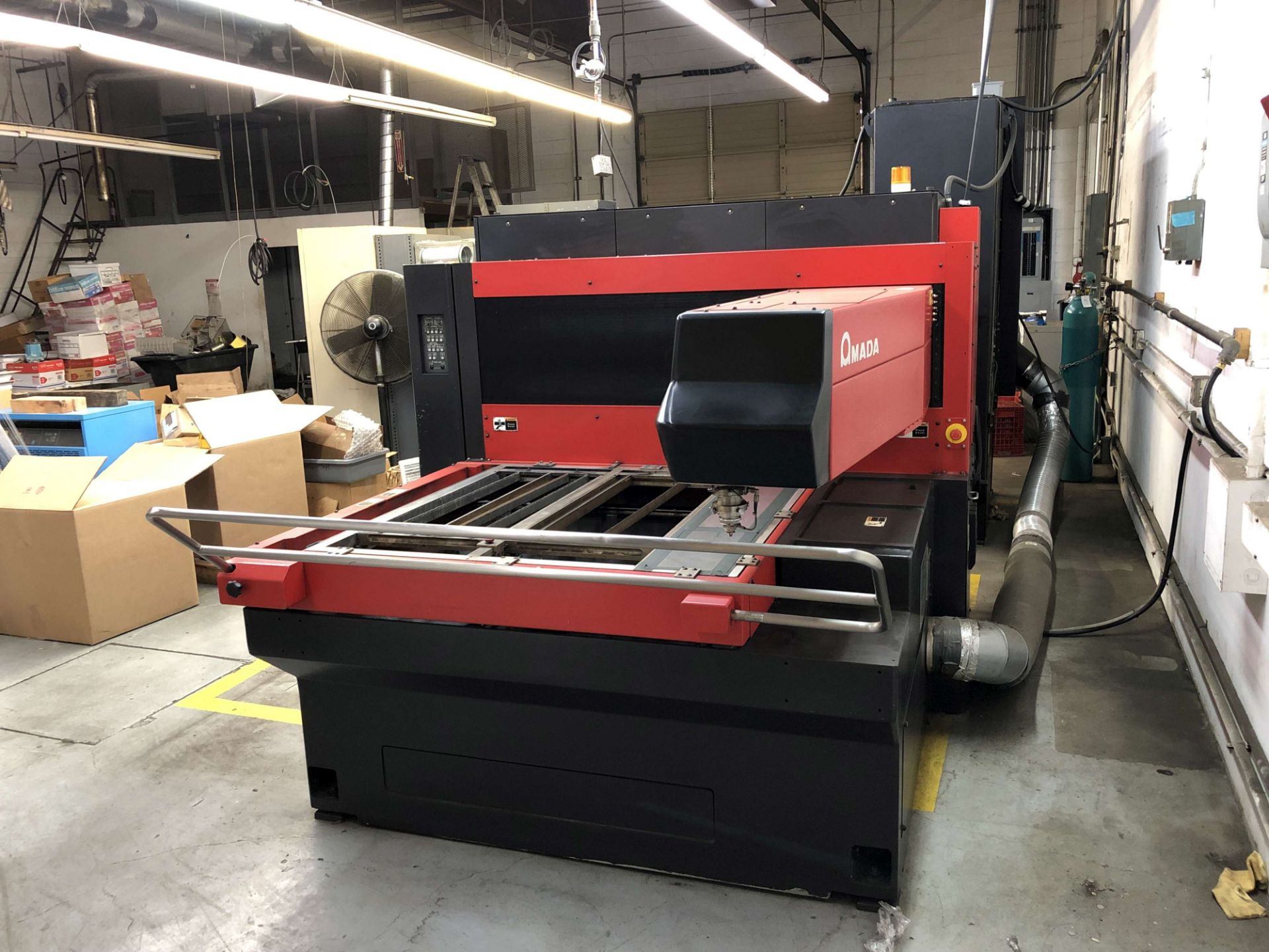 2011 Amada Quattro 2,000-Watt CO2 CNC Laser, 4' x 4' Table, Fanuc AF2000E Resonator (Approx. 23, - Image 4 of 17