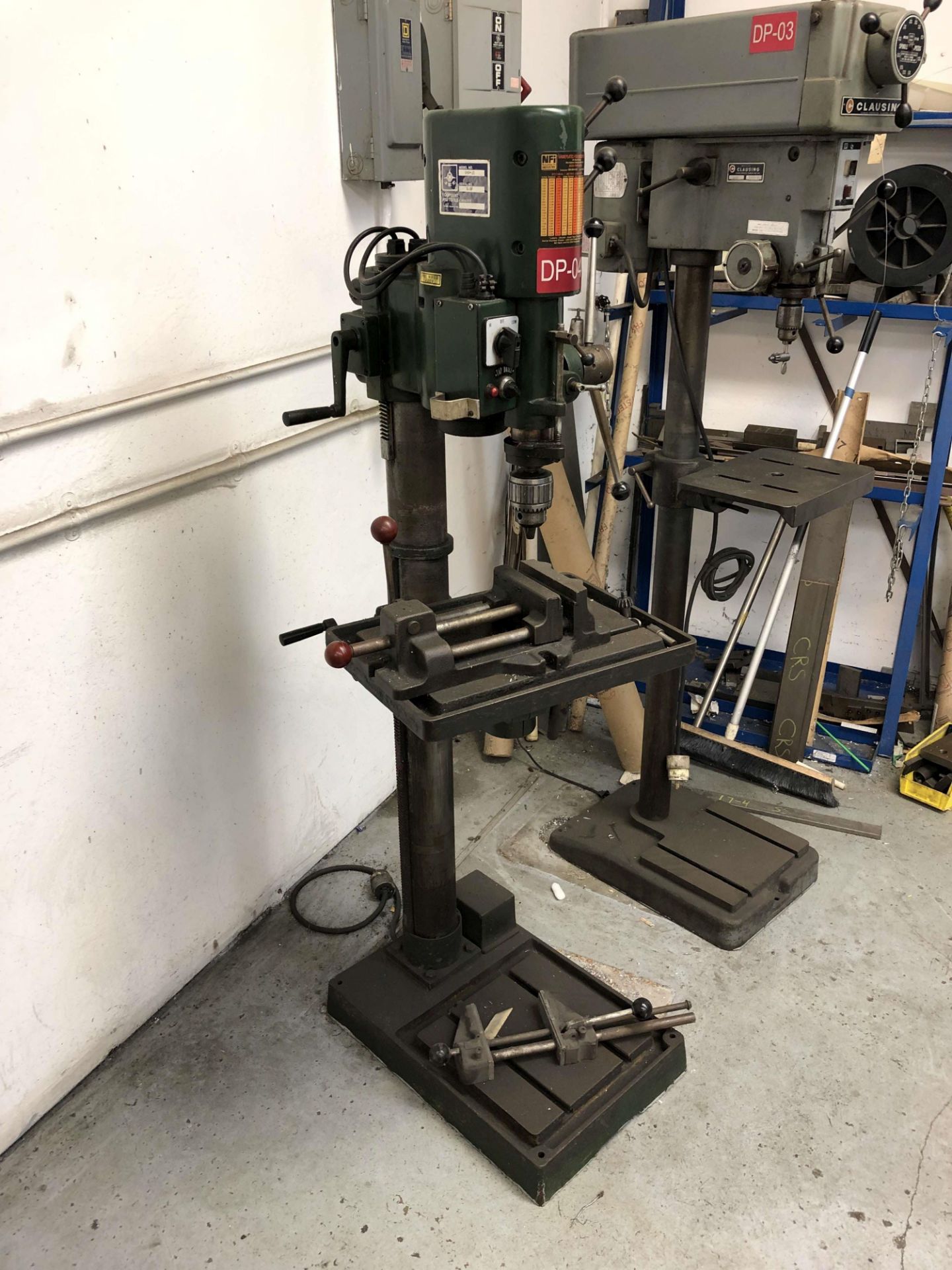 Jet 18" Floor Drill Press w/ Vise, Traveling Head, Model GHD-32, 100 to 2900 RPM - Image 2 of 4
