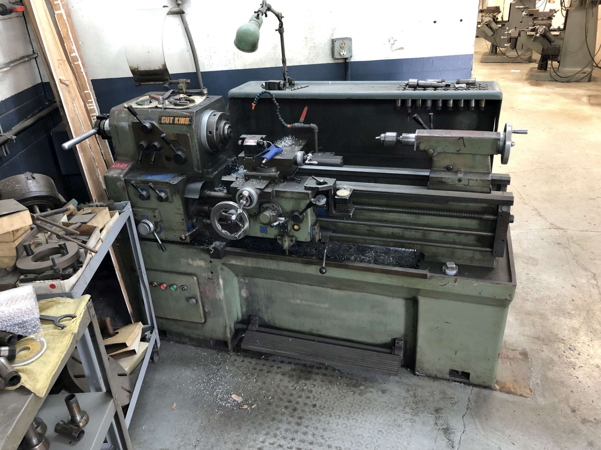 Cut King Lathe, Approx. 16" Swing x 30" Between Centers, 83 to 1800 RPM, Tailstock, Tool Post, w/