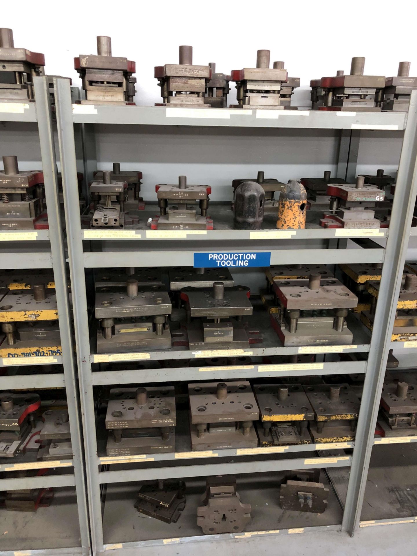 (6) Heavy-Duty Shelves w/ Press Dies - Image 3 of 7