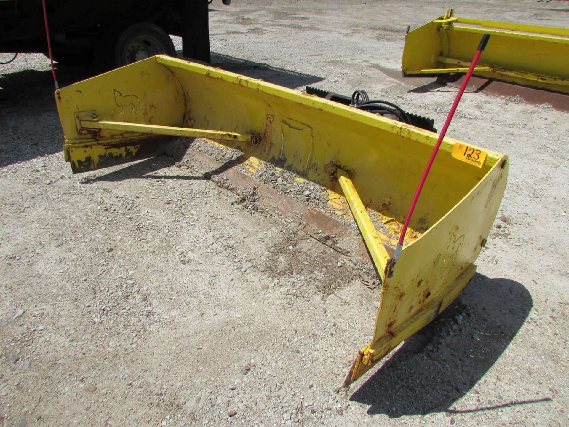 2008 Wolf Group Ultra-96 8' Skid Loader Snow Plow Attachment