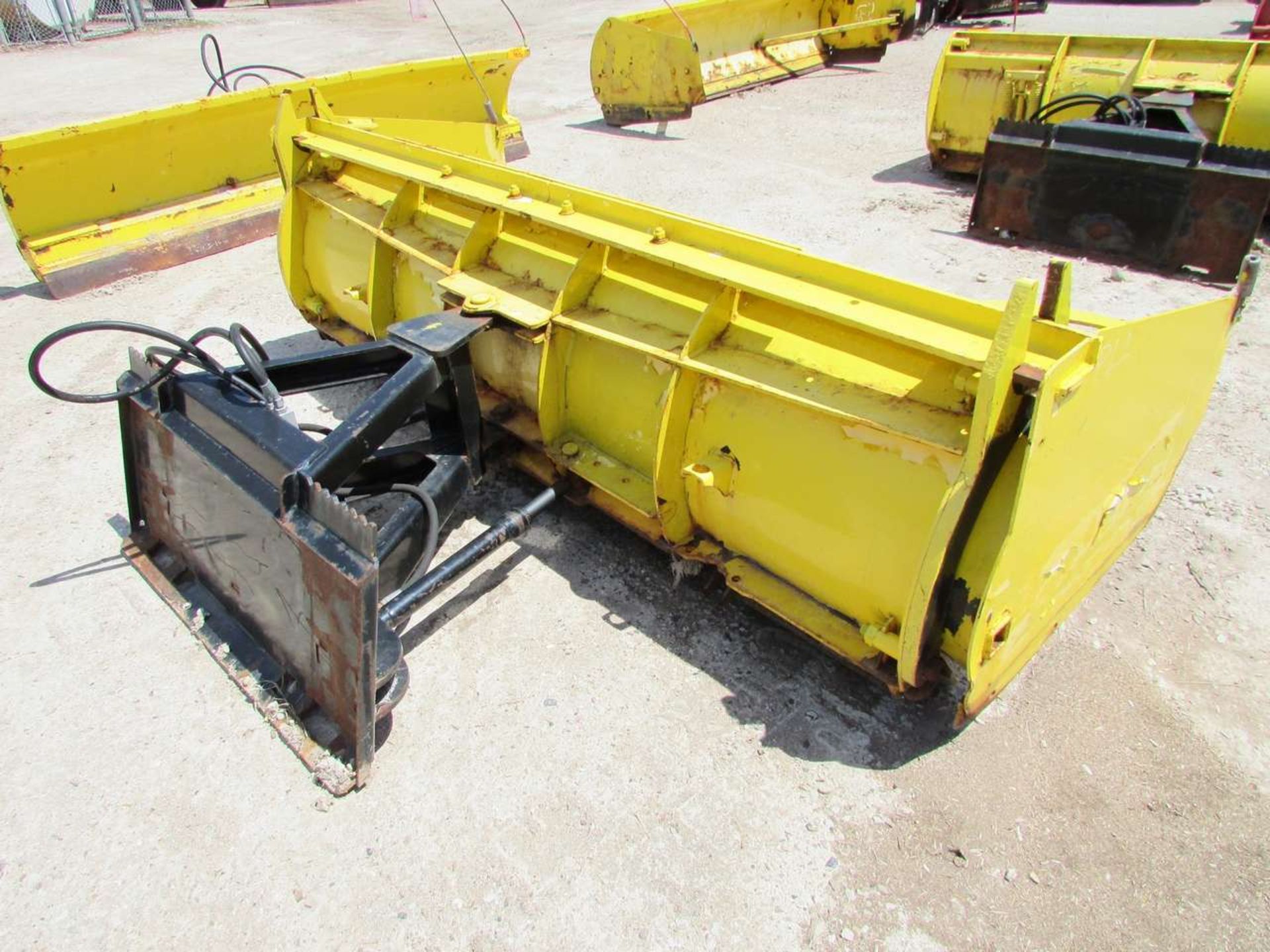 2008 Wolf Group Ultra-96 8' Skid Loader Snow Plow Attachment - Image 3 of 4