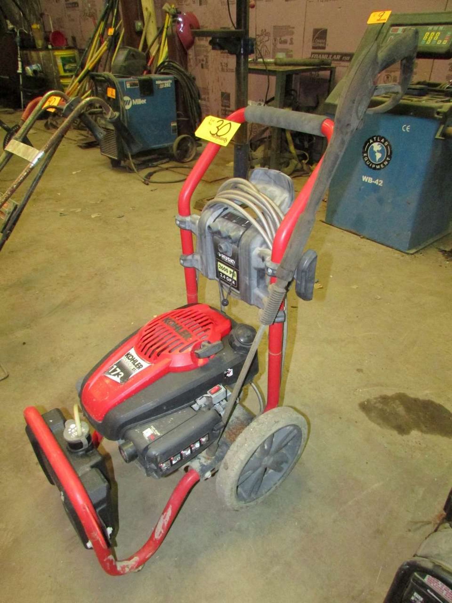 2009 Husky HU80709 Gas Powered Pressure Washer - Image 3 of 4