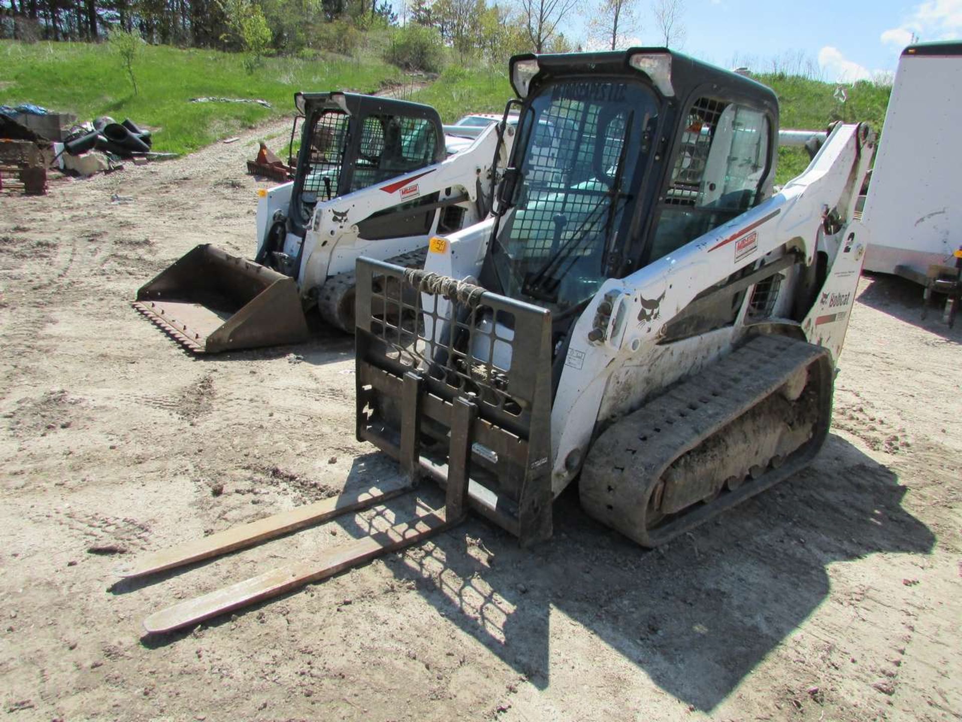 2016 Bobcat T590 Compact Skid Steer Track Loader - Image 3 of 17