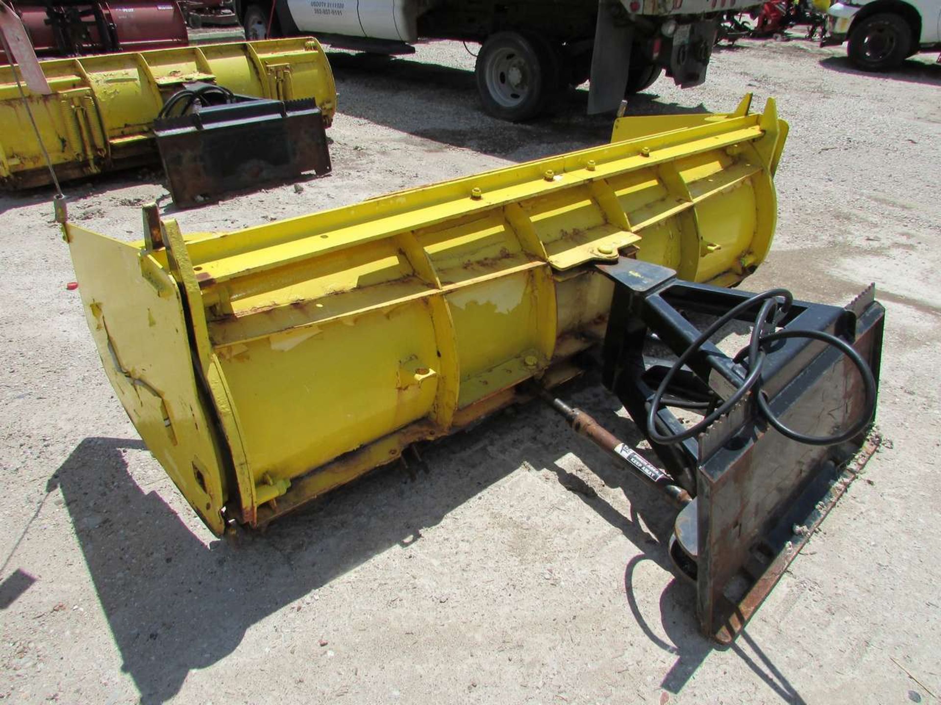 2008 Wolf Group Ultra-96 8' Skid Loader Snow Plow Attachment - Image 4 of 4