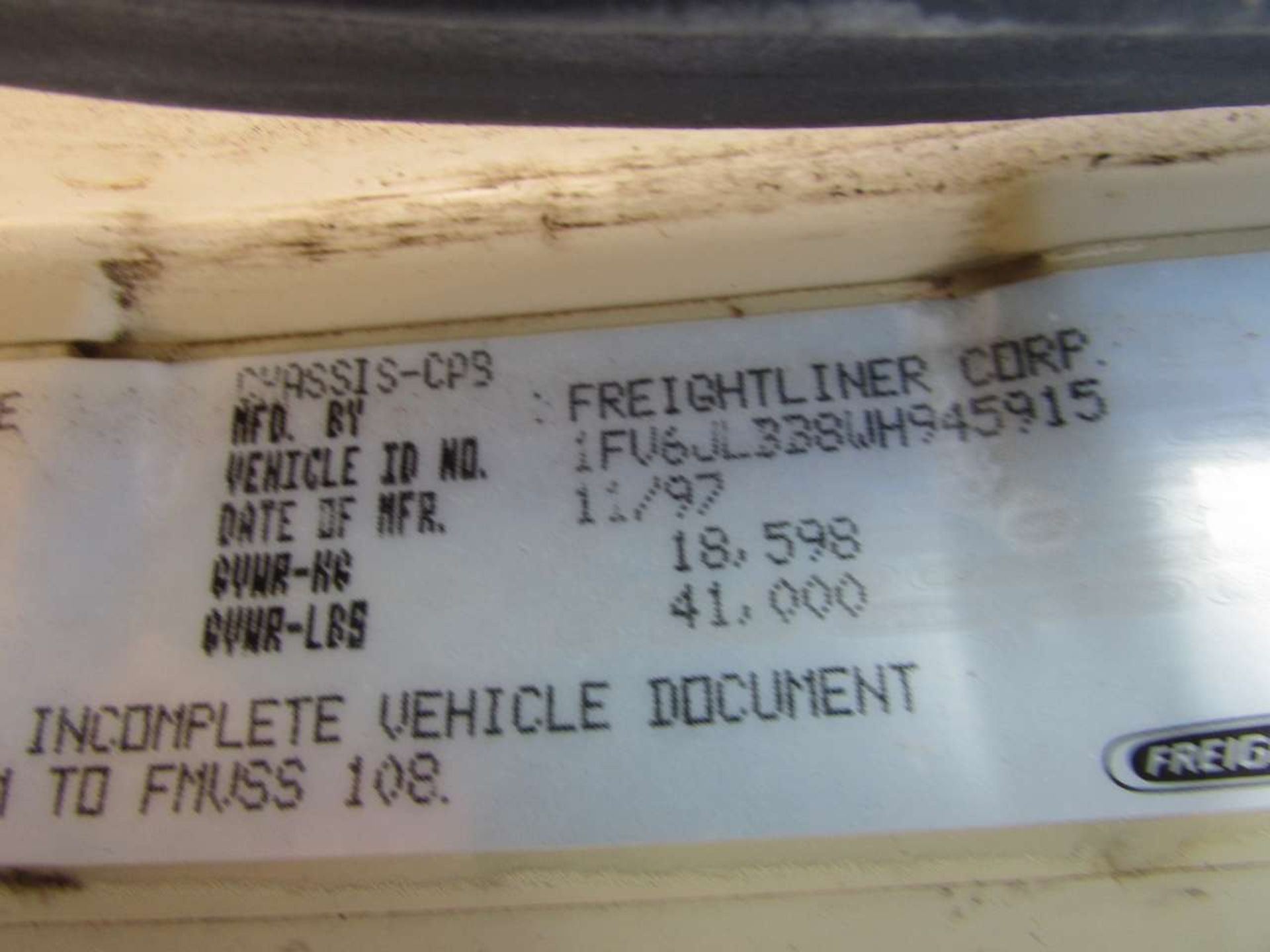 1998 Freightliner FL80 Dump Truck - Image 17 of 17