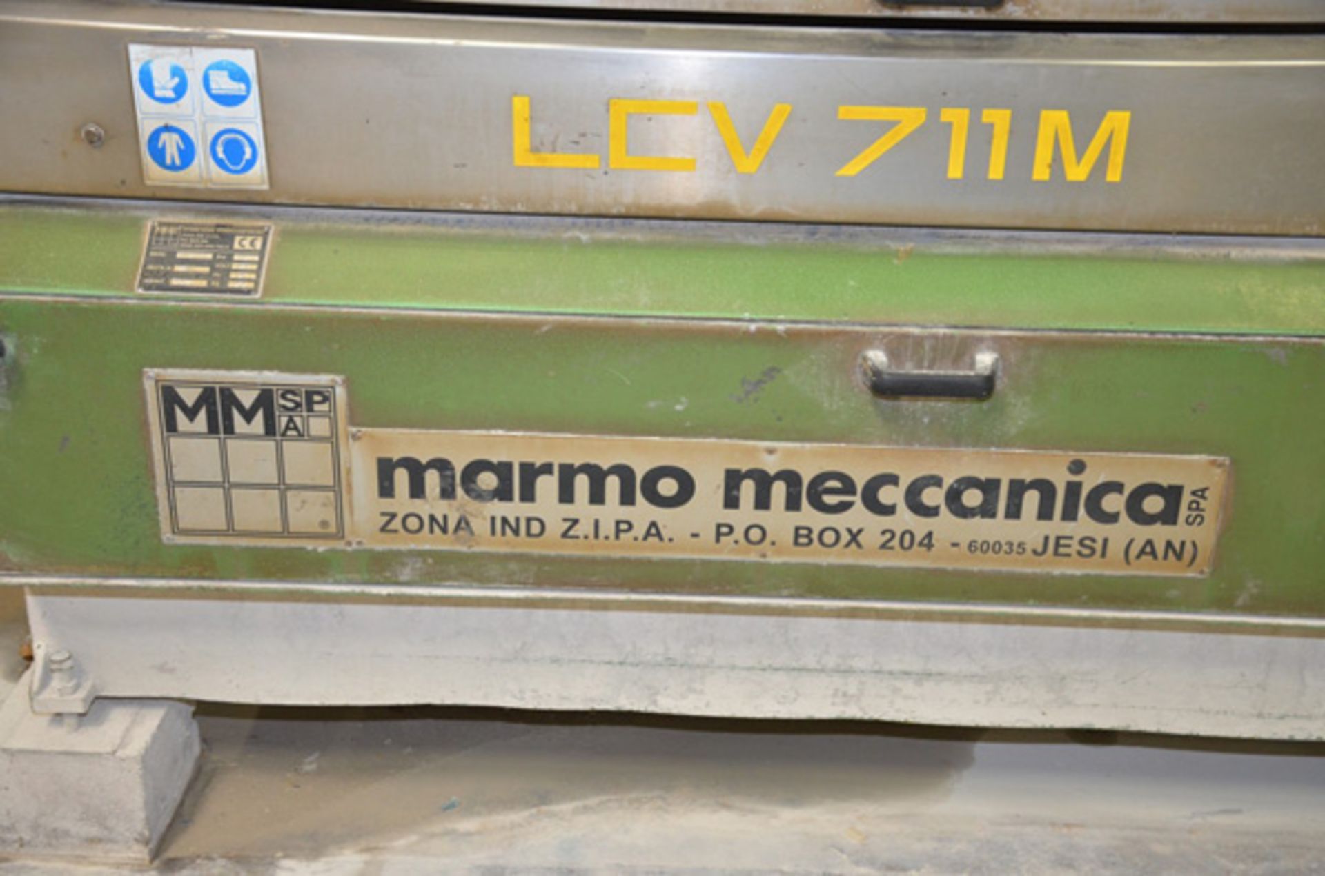 1999 Marmo Meccanica, Mdl: LCV 711M Stone Edge Machine, S/N: 5384, 230 Voltage, 3 Phase - Image 14 of 15