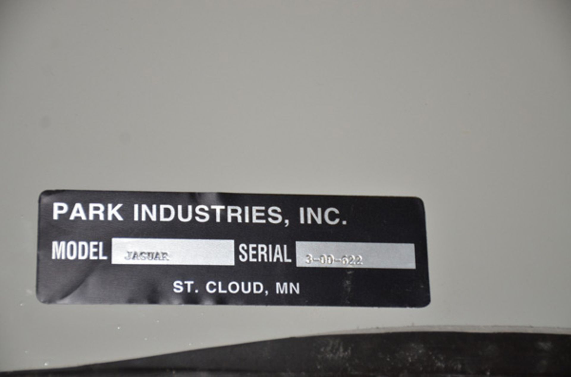 2000 Park Industries, Mdl: Jaguar Bridge Saw, S/N: 3-00-622, 480 Voltage, 3 Phase - Image 16 of 16