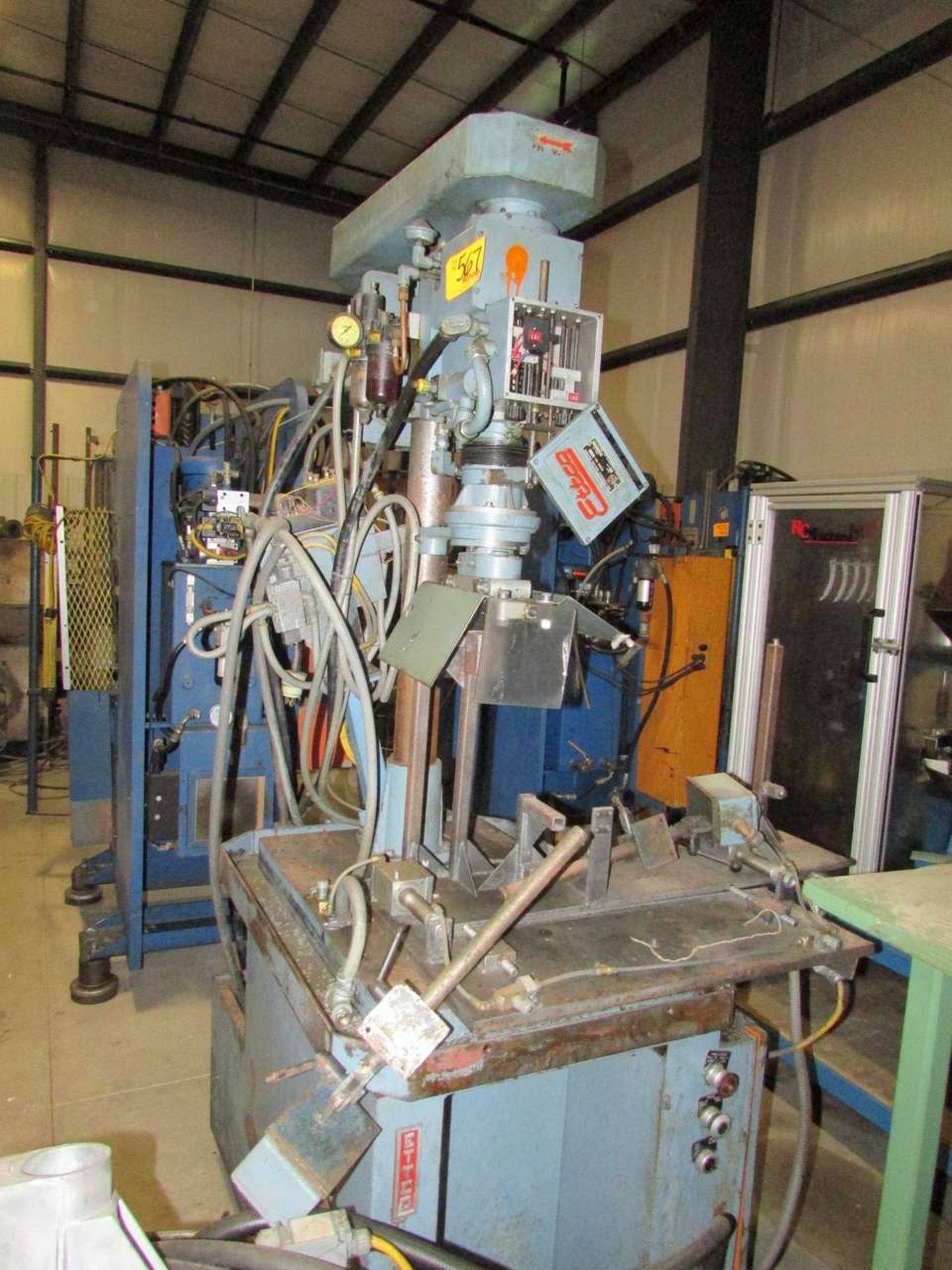 Ettco DU-300 18" Air-Hydraulic Pedestal Drill Press - Image 3 of 9