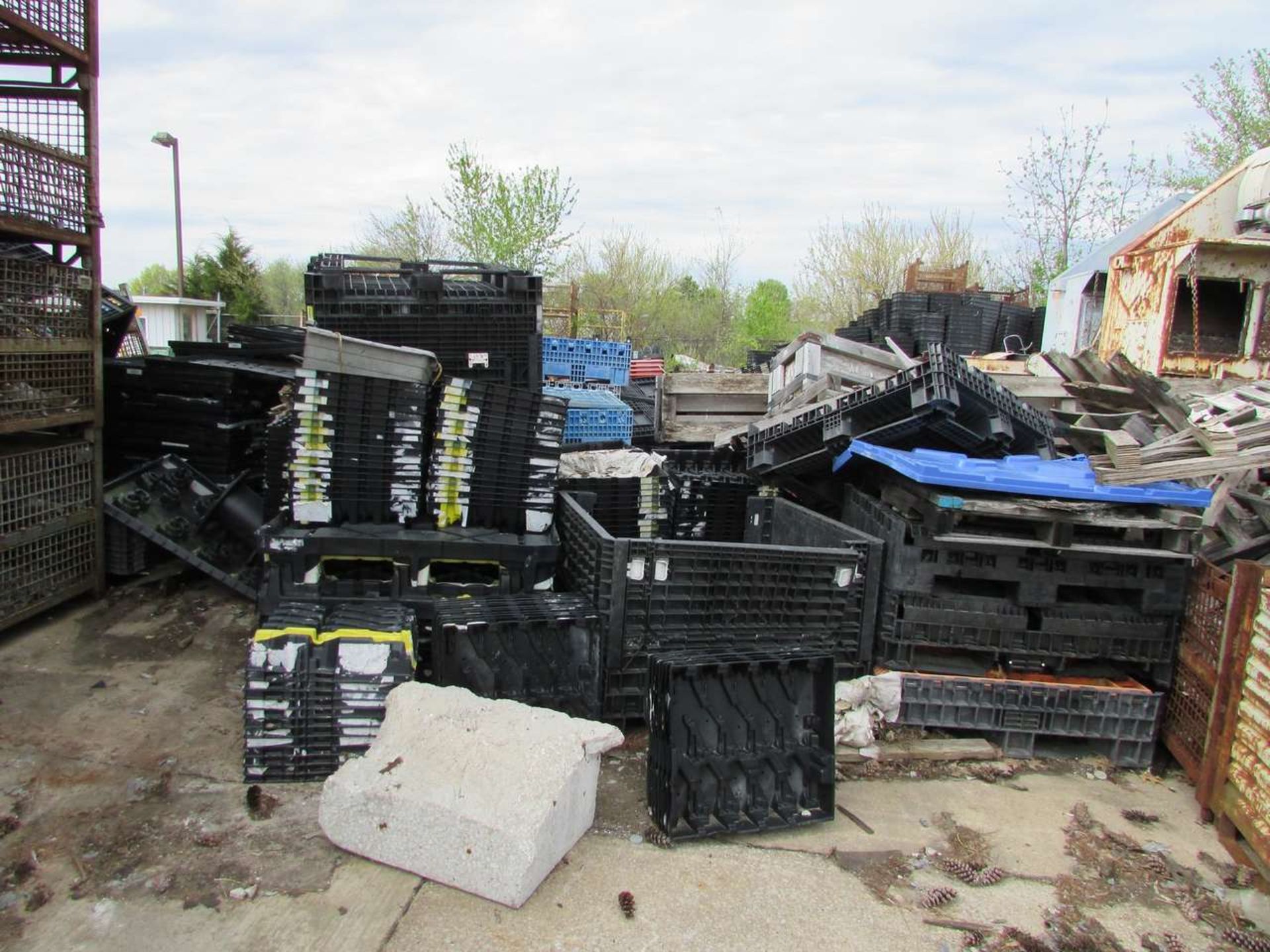 Large Qty. of Plastic Bins Plastic Pallets and Folding Bins - Image 8 of 8