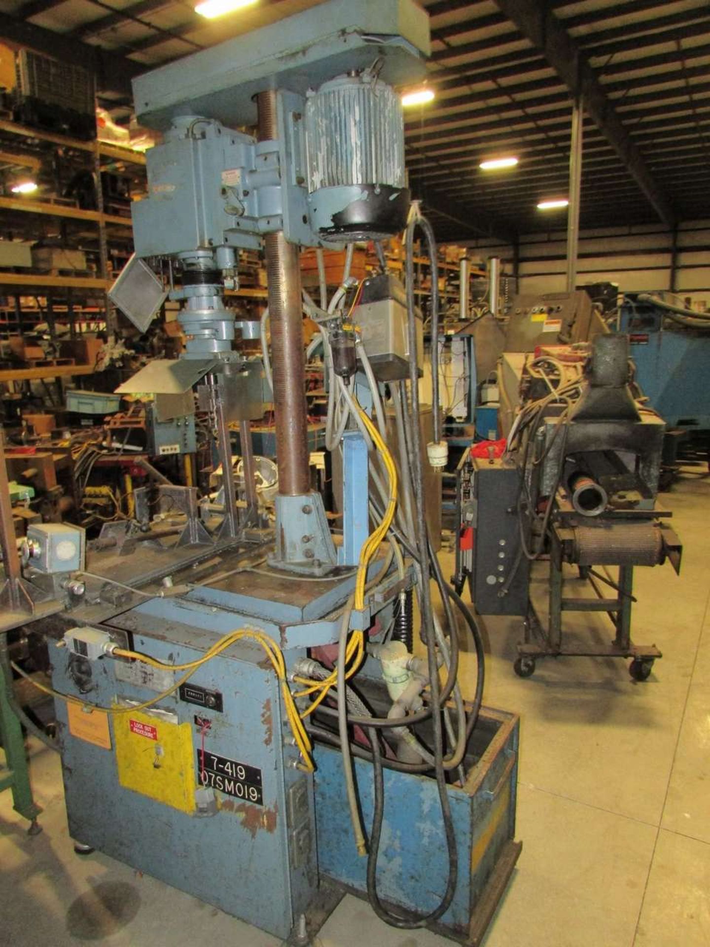 Ettco DU-300 18" Air-Hydraulic Pedestal Drill Press - Image 7 of 9