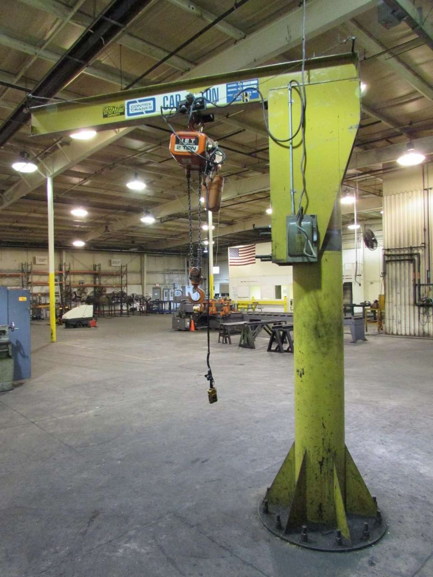 Contrx Cranes A4108 2 Ton Free-Standing Jib Crane - Image 3 of 4