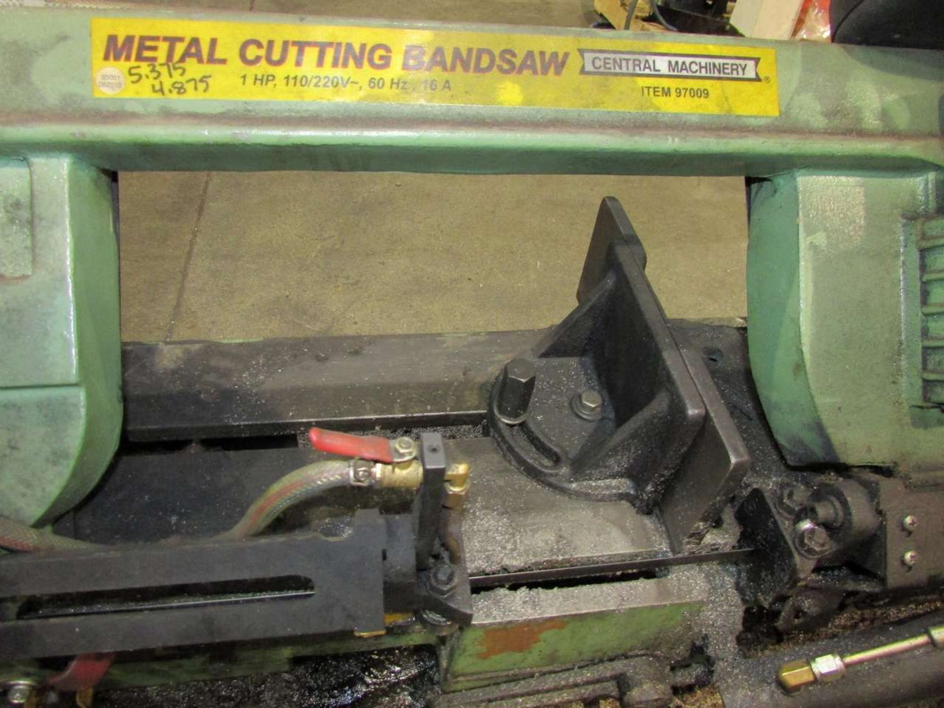 Central Machinery 97009 Metal Cutting Horizontal Bandsaw - Image 6 of 6