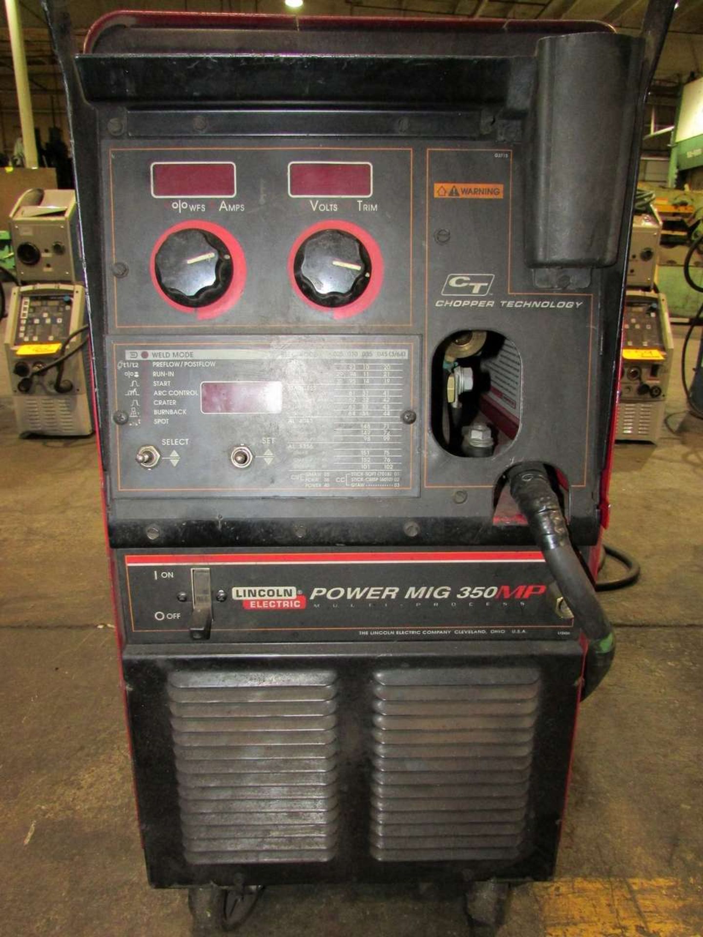 Lincoln Electric Power MIG 350MP CV DC Welding Power Source - Image 2 of 5