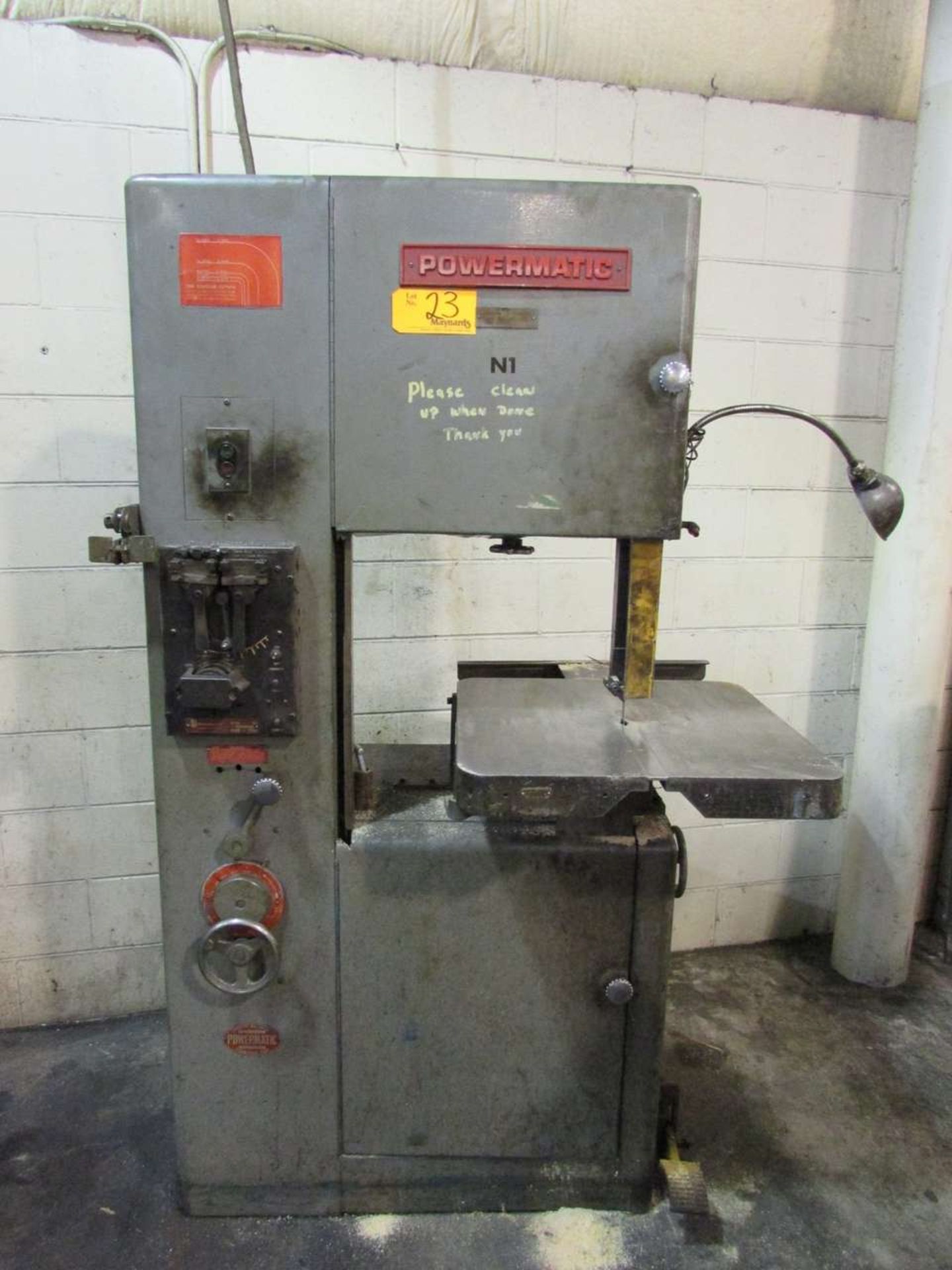 Powermatic 87 Vertical Bandsaw