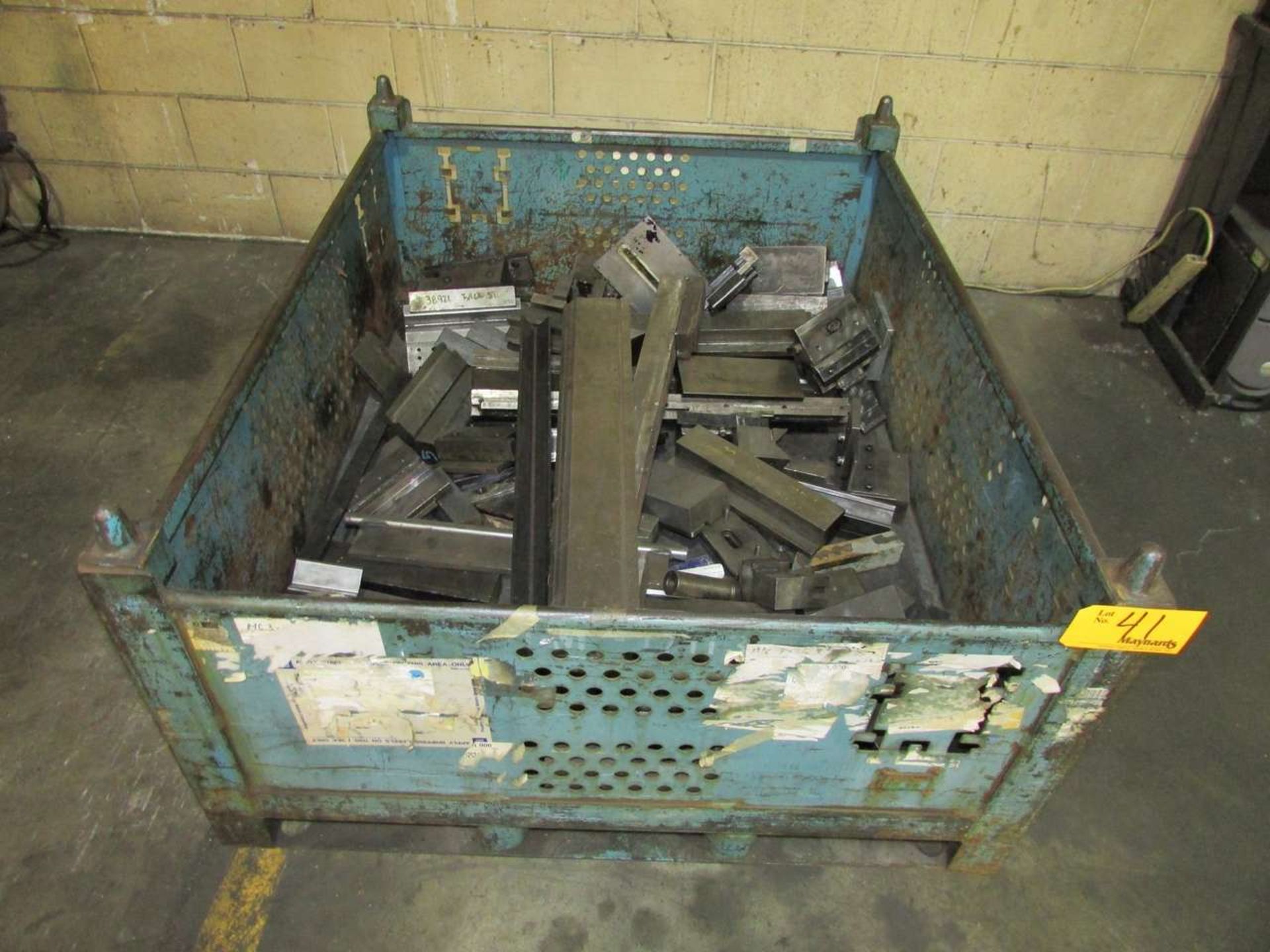 Bin of Assorted Press Brake Tooling