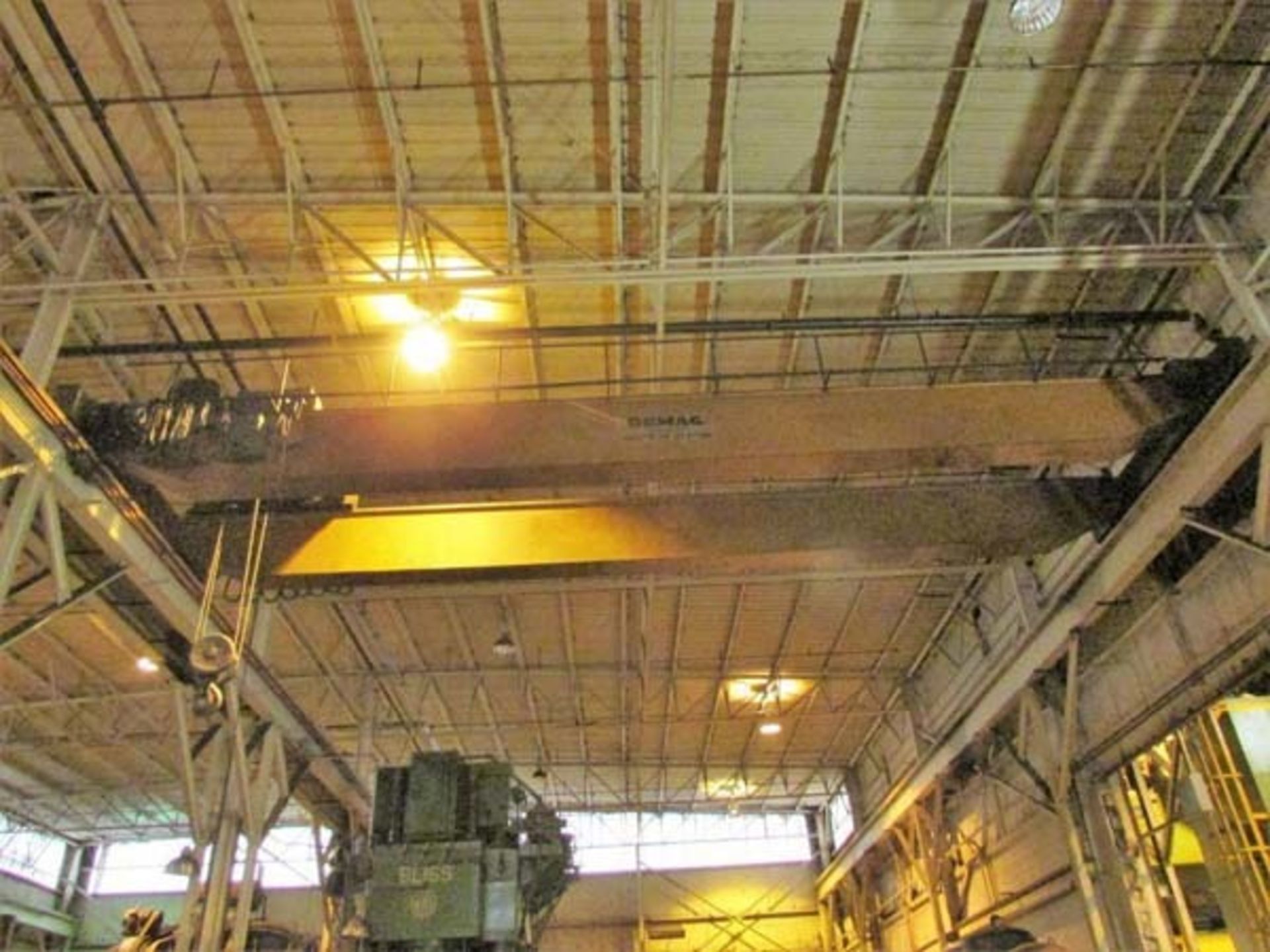 1984 Demag Top Riding Double Girder Bridge Crane, 25 Ton x 50', Mdl: N/A, S/N: 75066, Located In: - Image 7 of 9