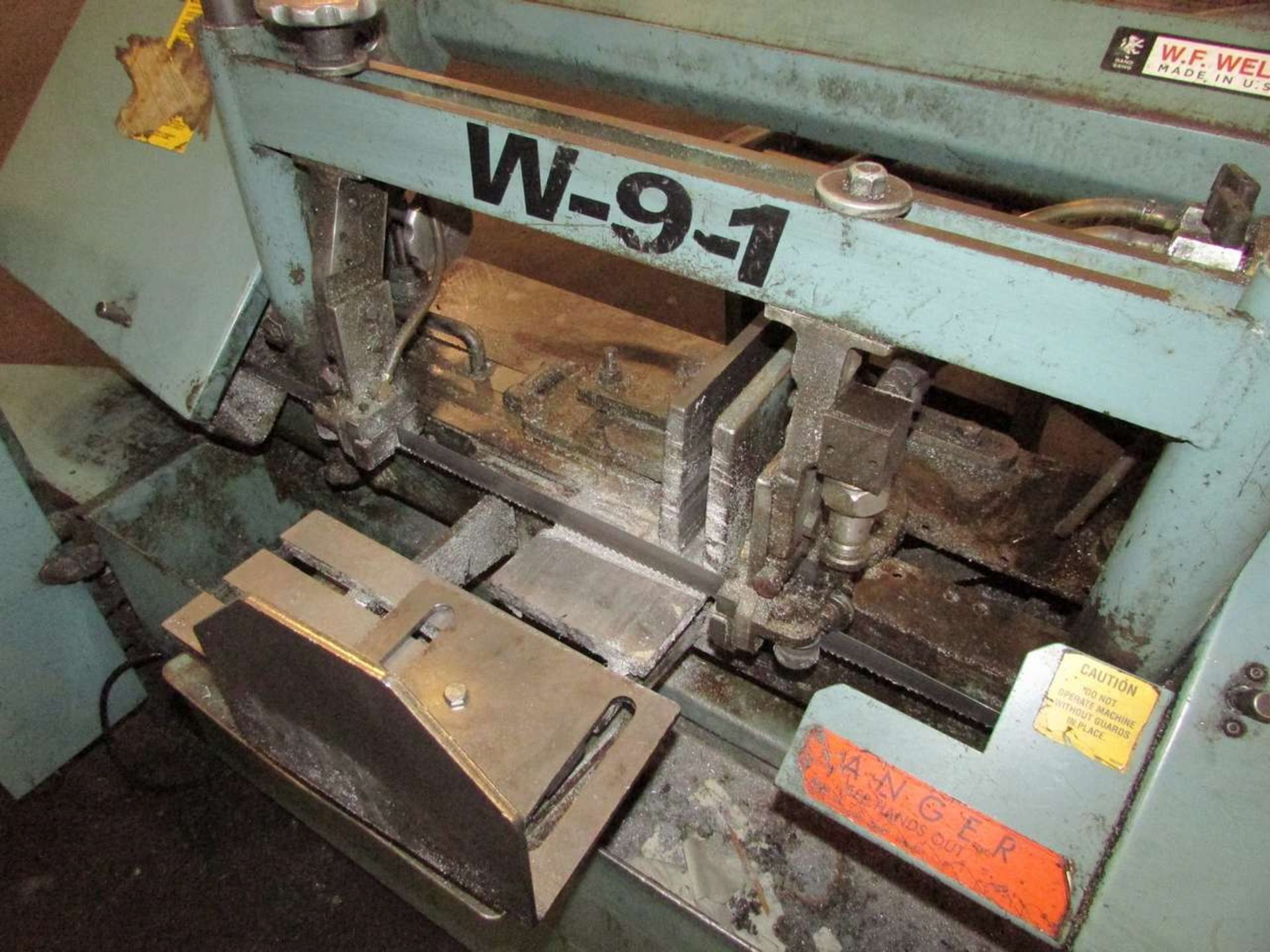 HF Wells W-9-1 Metal Cutting Horizontal Bandsaw - Image 3 of 9