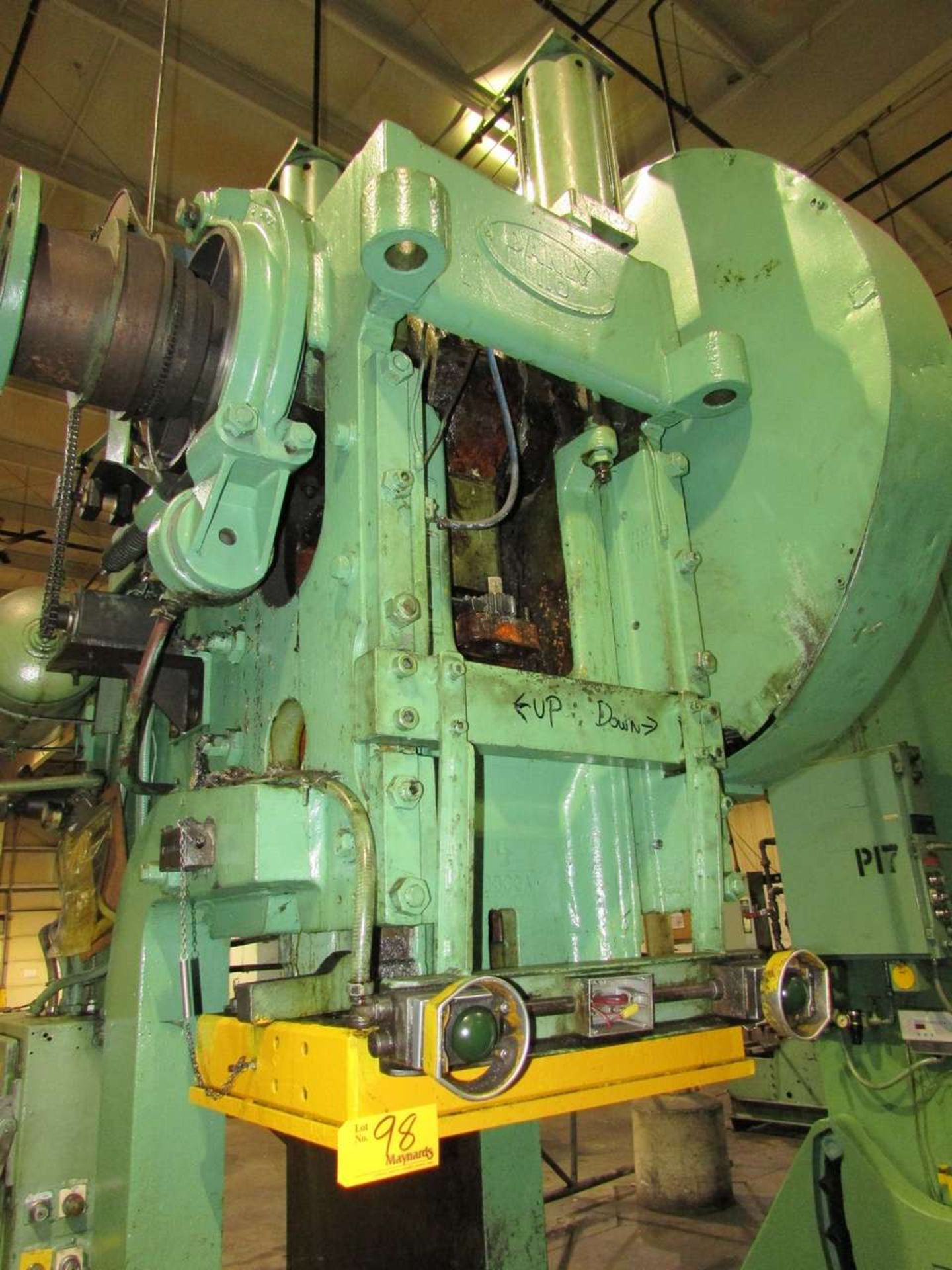 1953 Danly 110 110-Ton Open Back Inclinable Press - Image 11 of 15