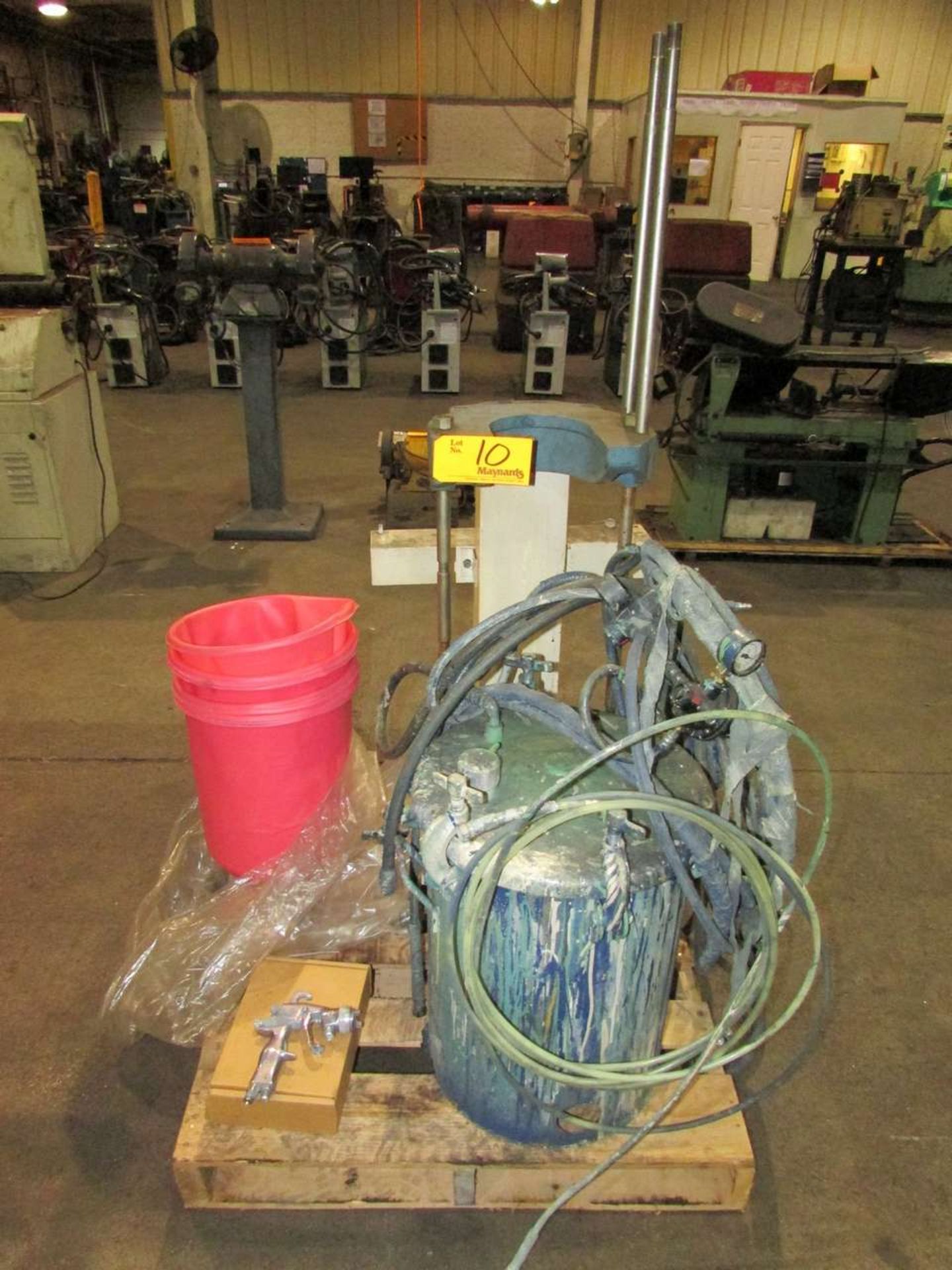 Pallet of Paint Accessories