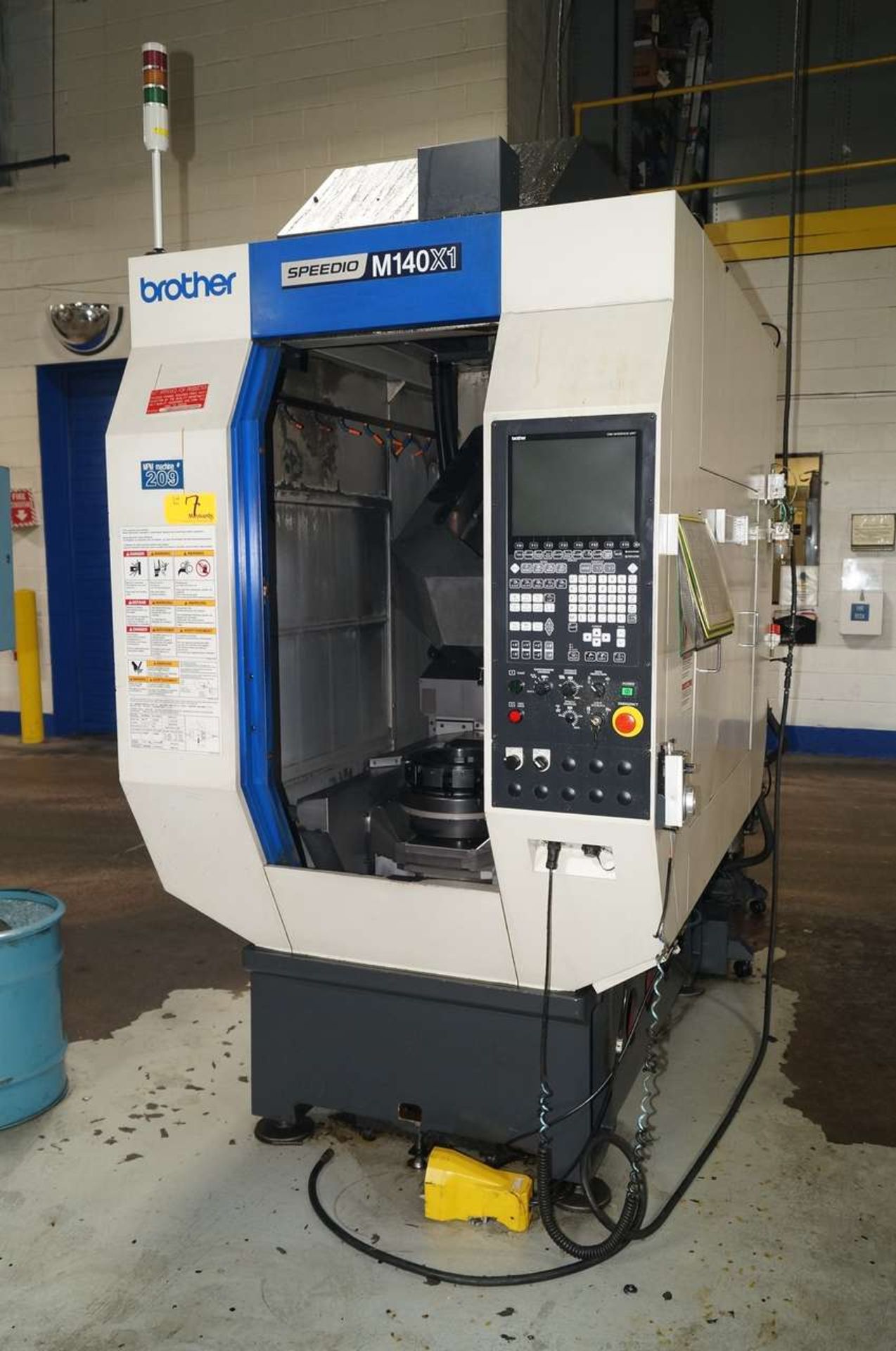 2014 Brother Speedio M140x1 5 - Axis (4 + 1) CNC Compact Vertical Spindle Machining Center - Image 2 of 10