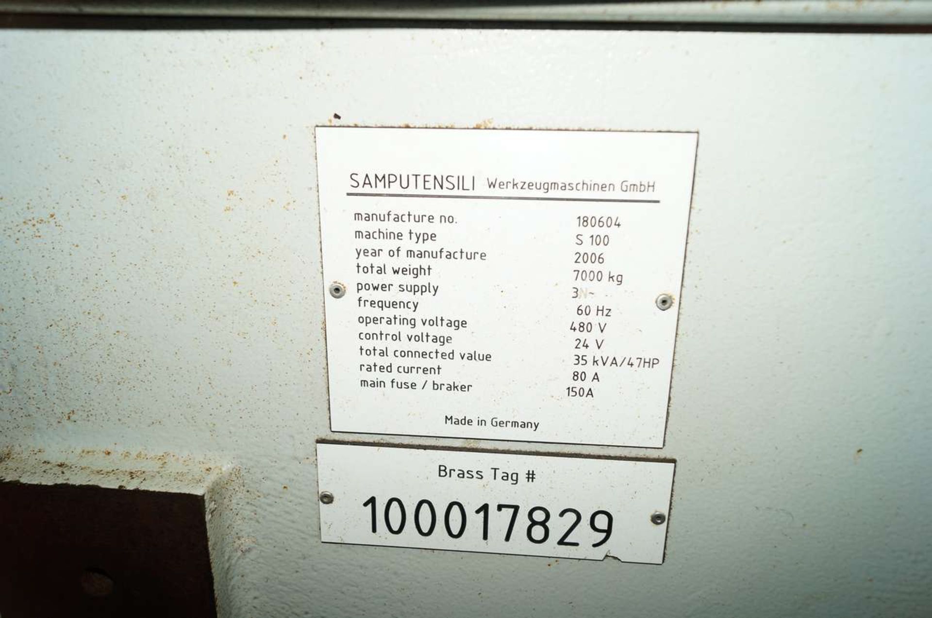 2006 Samputensil S-100 PD2 6 - Axis CNC Gear Hobber - Image 15 of 15