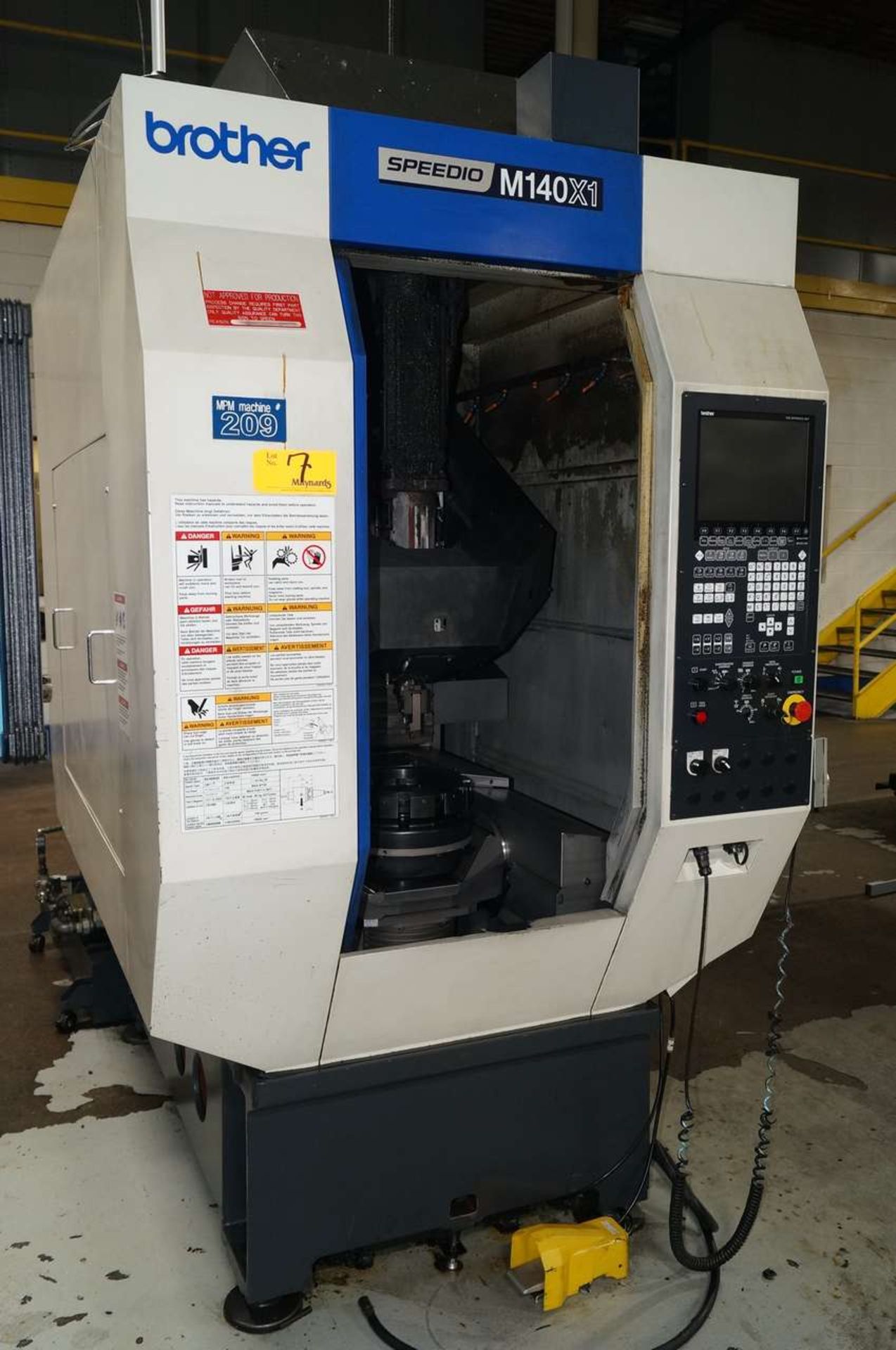 2014 Brother Speedio M140x1 5 - Axis (4 + 1) CNC Compact Vertical Spindle Machining Center