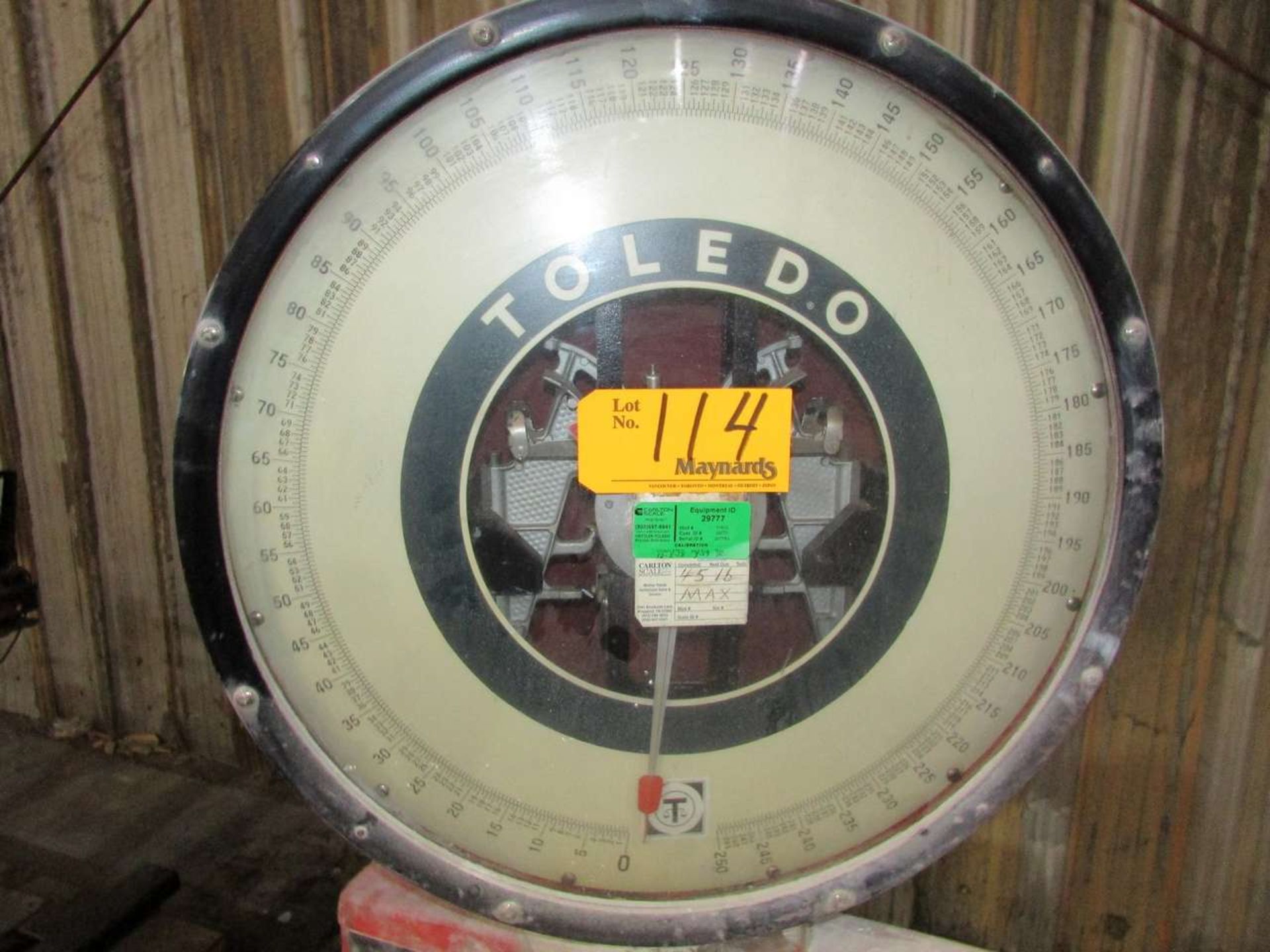 Toledo 2118U 20"x20" Platform Dial Scale - Image 3 of 4