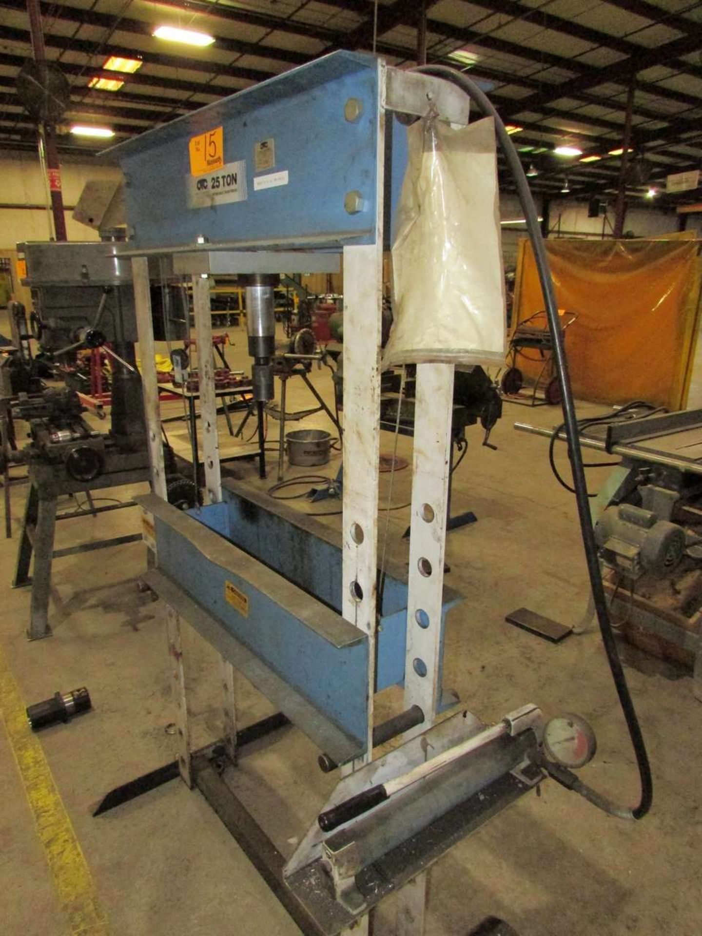 OTC Tools & Equipment 60178 25 Ton H-Frame Hydraulic Press - Image 3 of 6