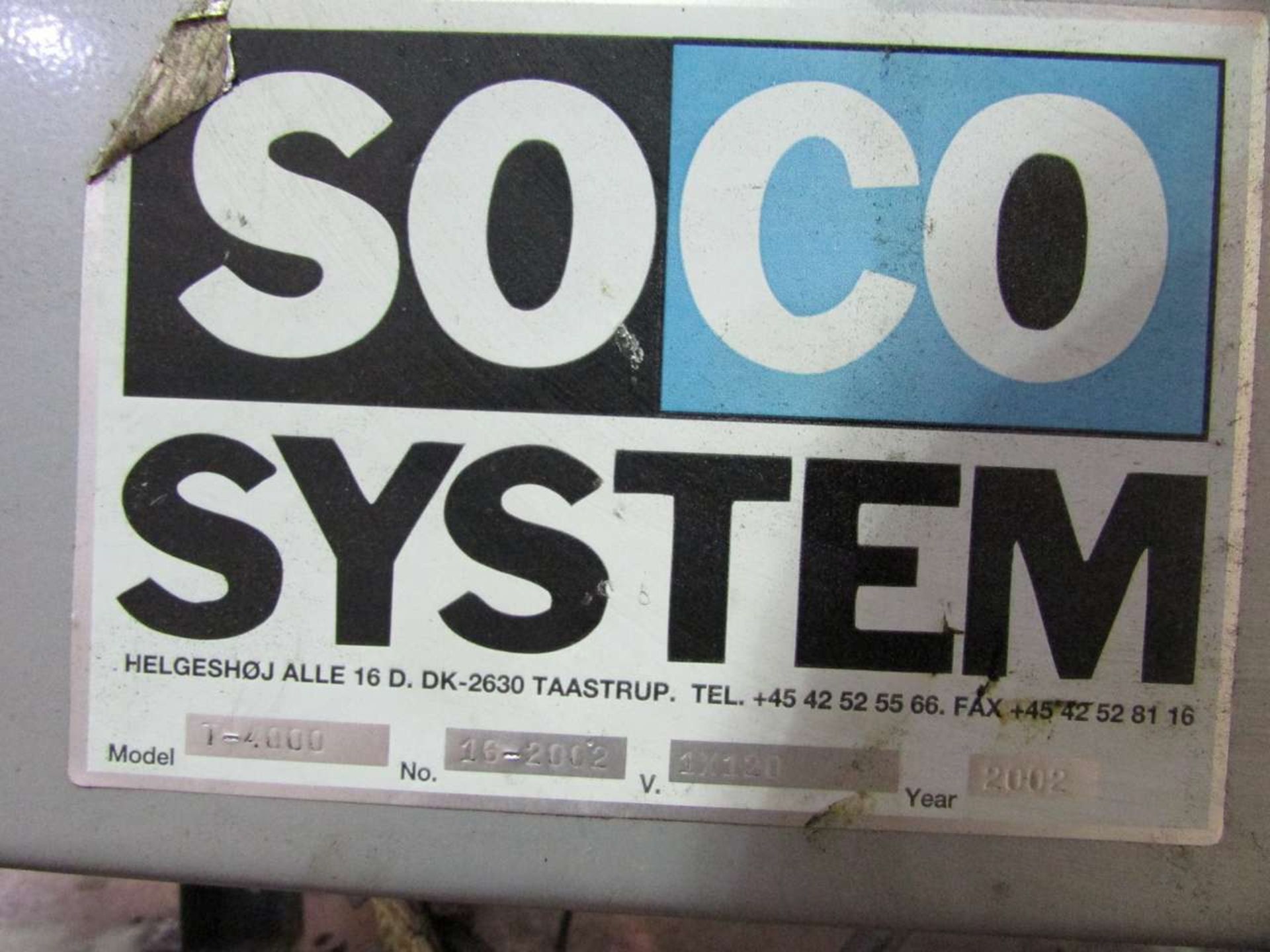 2002 Soco System T-4000 Automatic Carton Sealing Machine - Image 8 of 8