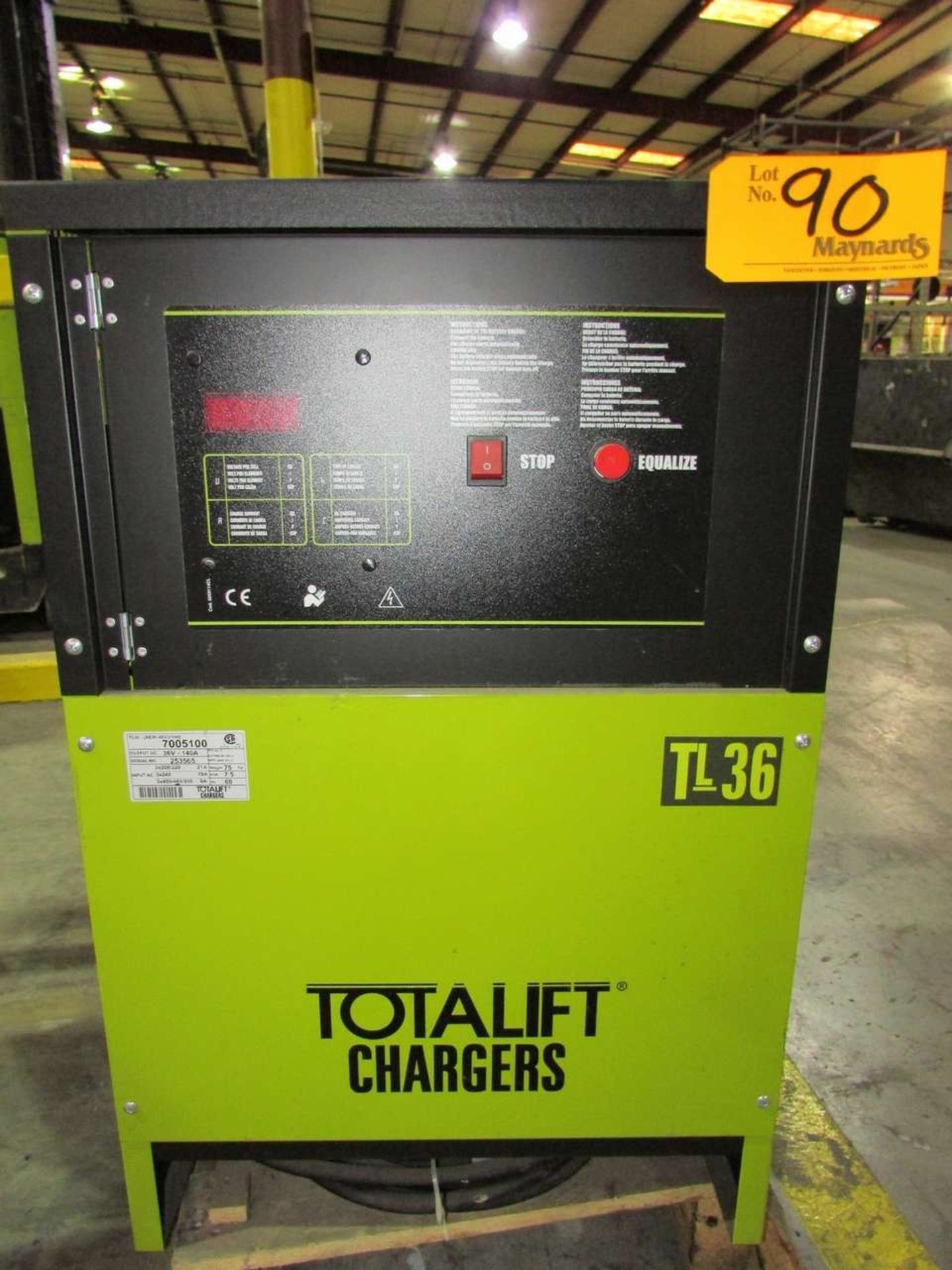 Total Lift Chargers TL-36 36V Battery Charger - Image 2 of 3