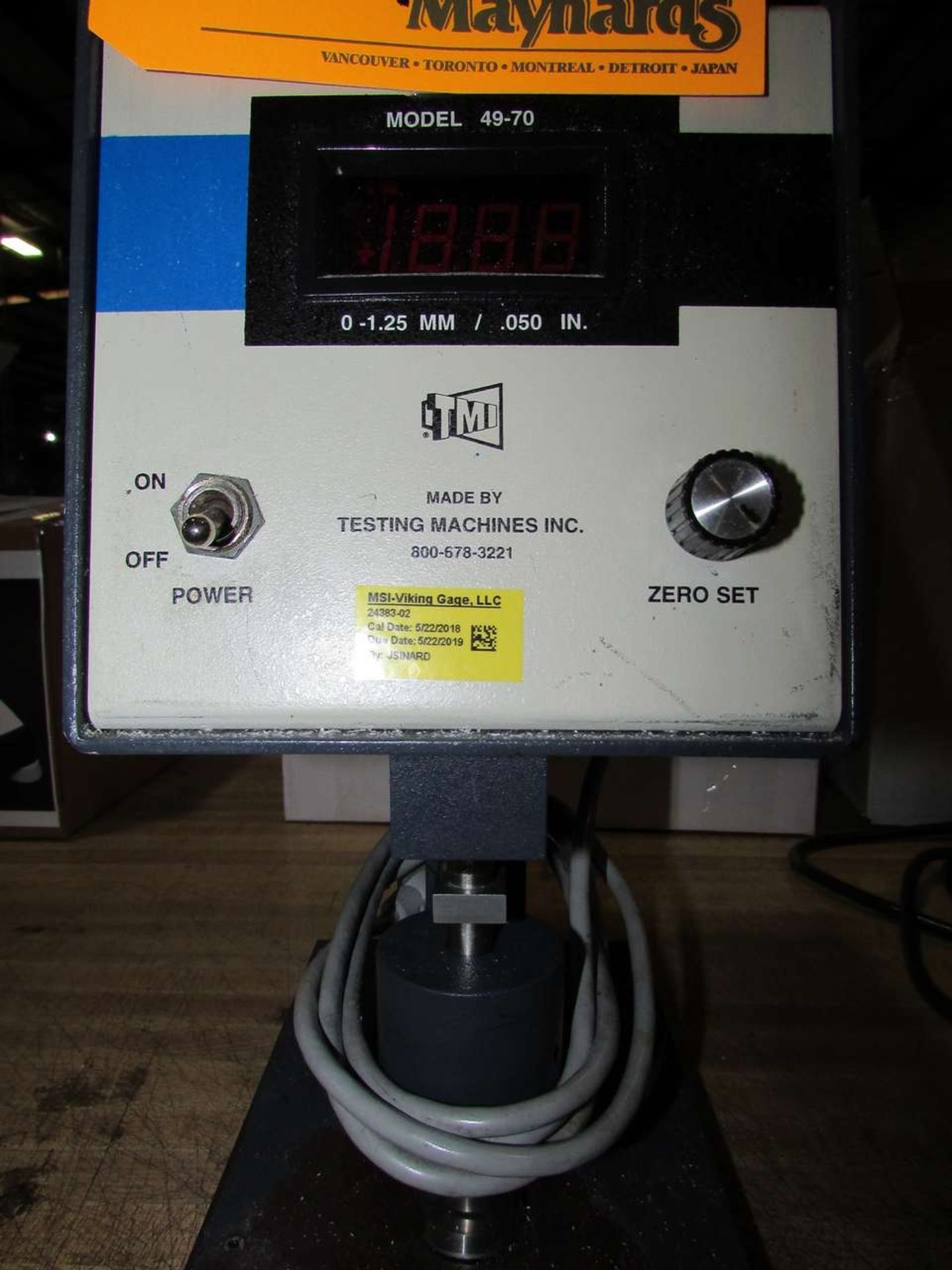 Testing Machines Inc. 49-70 Digital Micrometers - Image 3 of 4