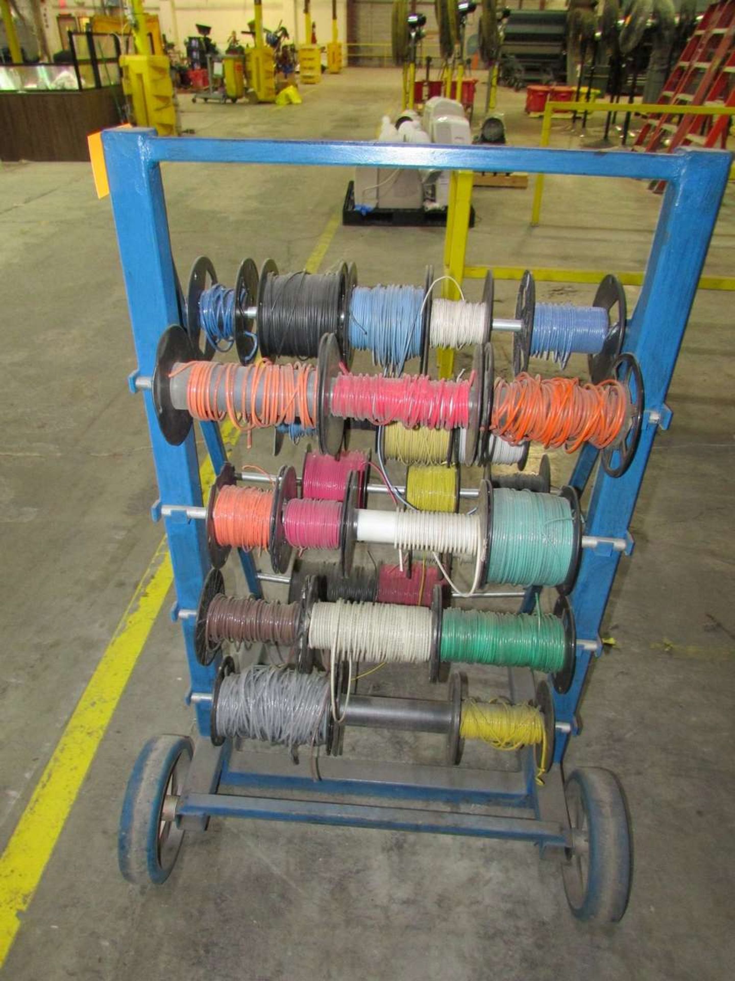 Wire Spool Cart and Storage Rack - Image 2 of 5