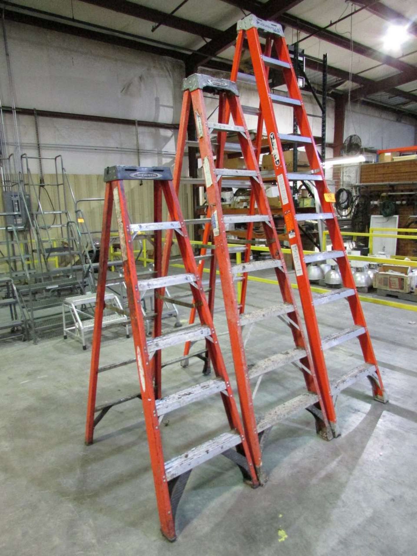 Fiberglass A-Frame Ladders - Image 2 of 2