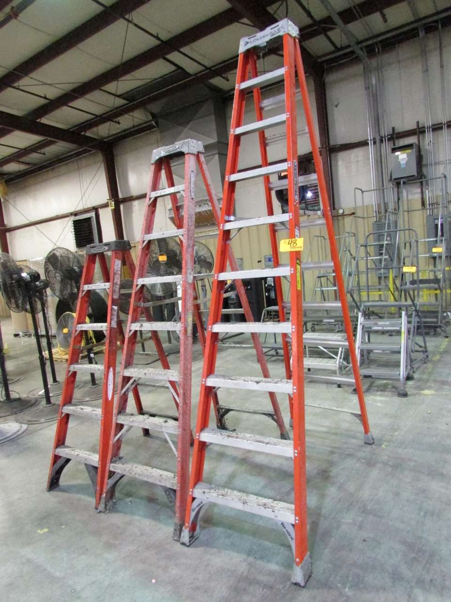 Fiberglass A-Frame Ladders